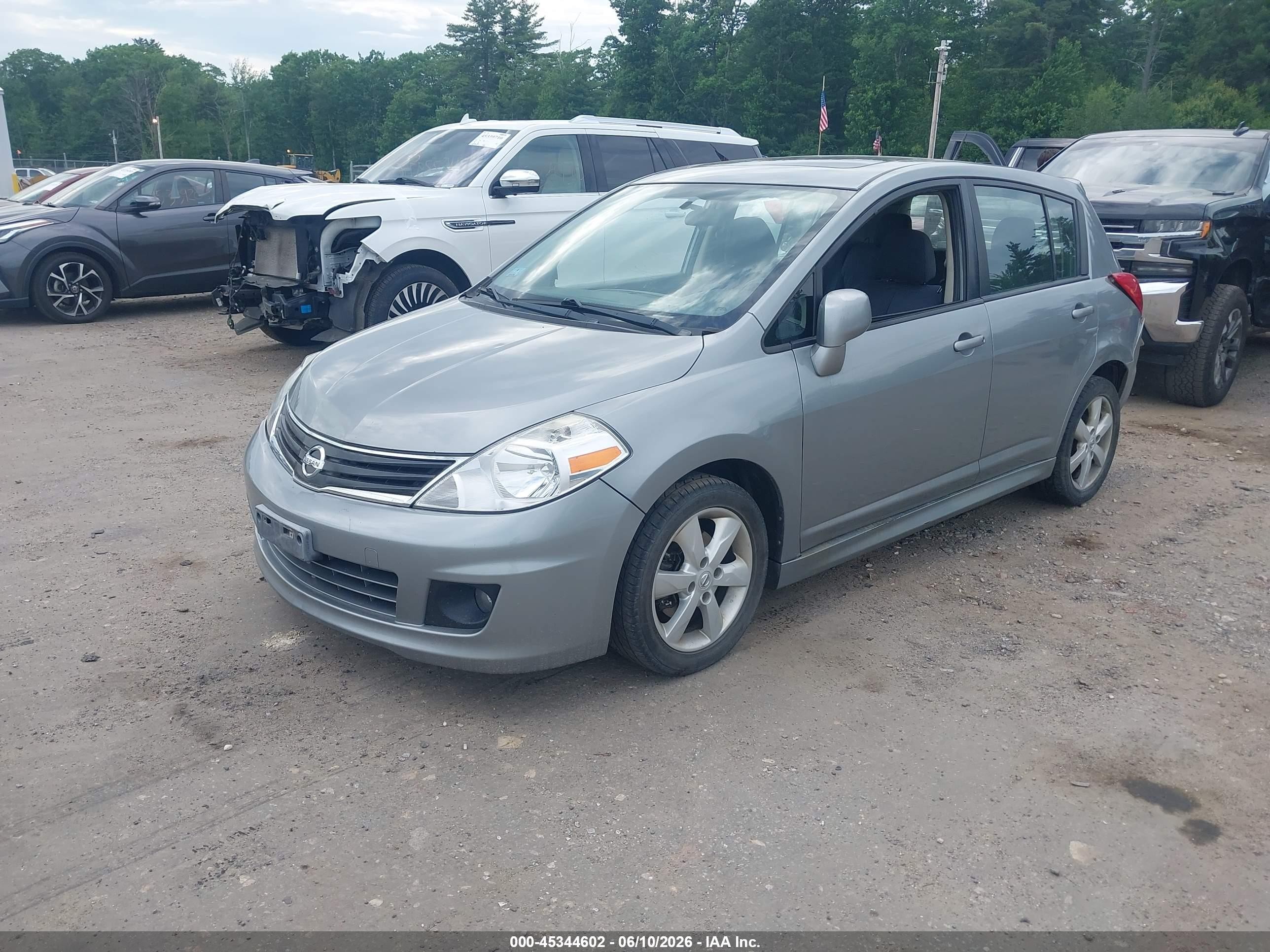 2011 Nissan Versa 1.8sl Gray vin: 3N1BC1CPXBL402955