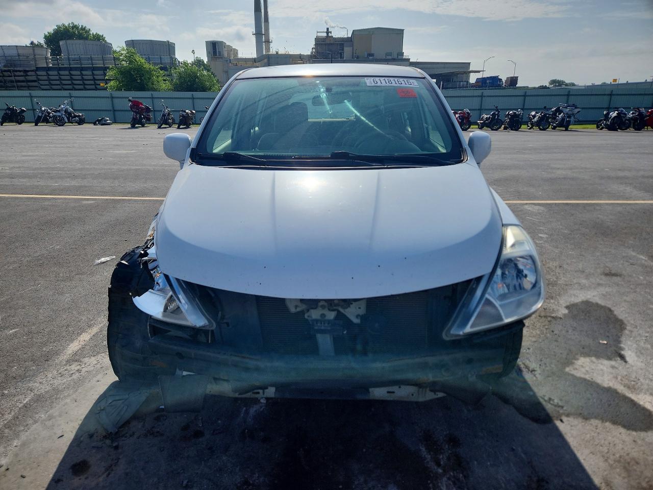 2011 Nissan Versa 1.8 S White vin: 3N1BC1CPXBL406889