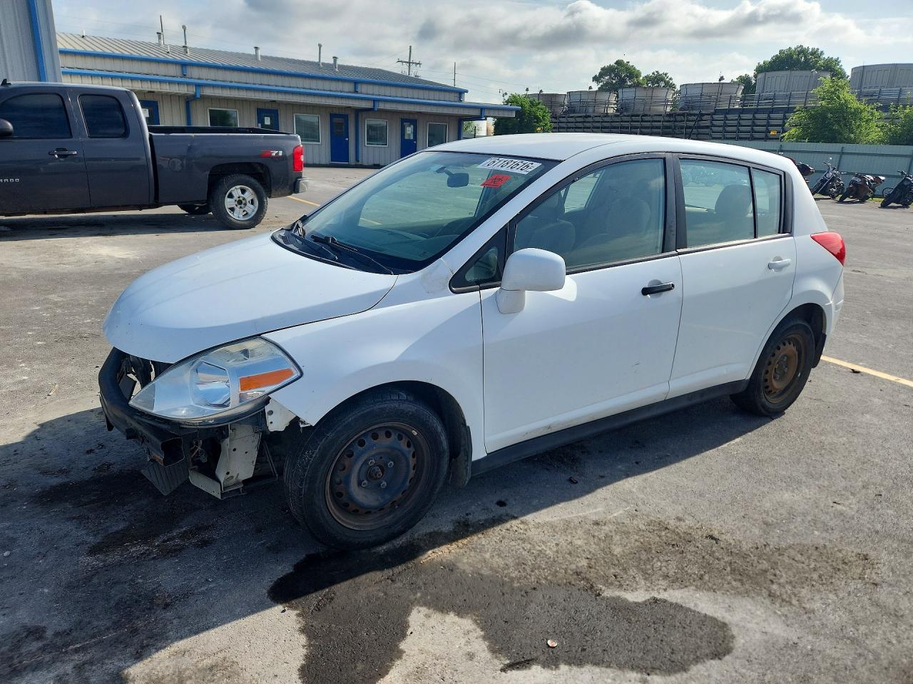 2011 Nissan Versa 1.8 S White vin: 3N1BC1CPXBL406889