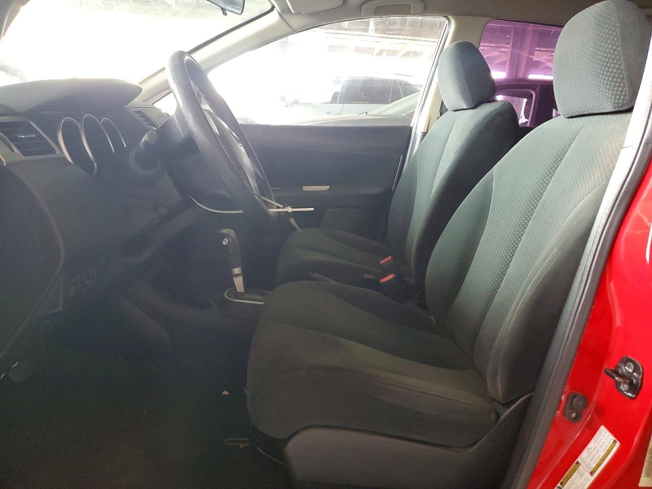 2011 Nissan Versa 1.8 S Red vin: 3N1BC1CPXBL500142