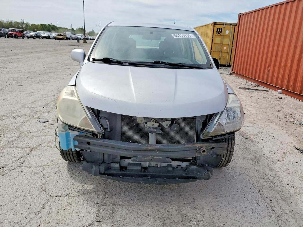 2011 Nissan Versa 1.8 S Silver vin: 3N1BC1CPXBL501369