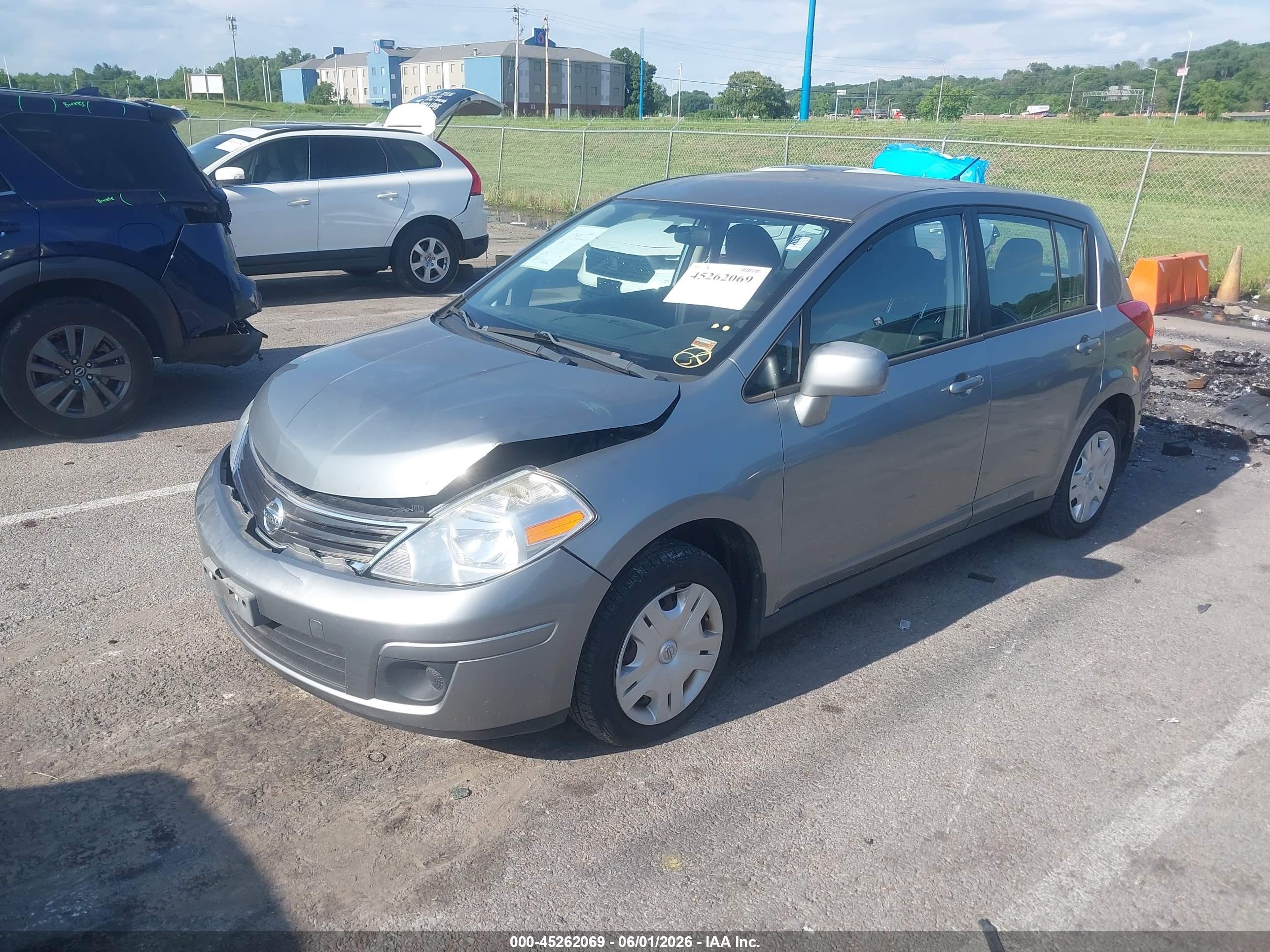 2011 Nissan Versa 1.8s Gray vin: 3N1BC1CPXBL507687