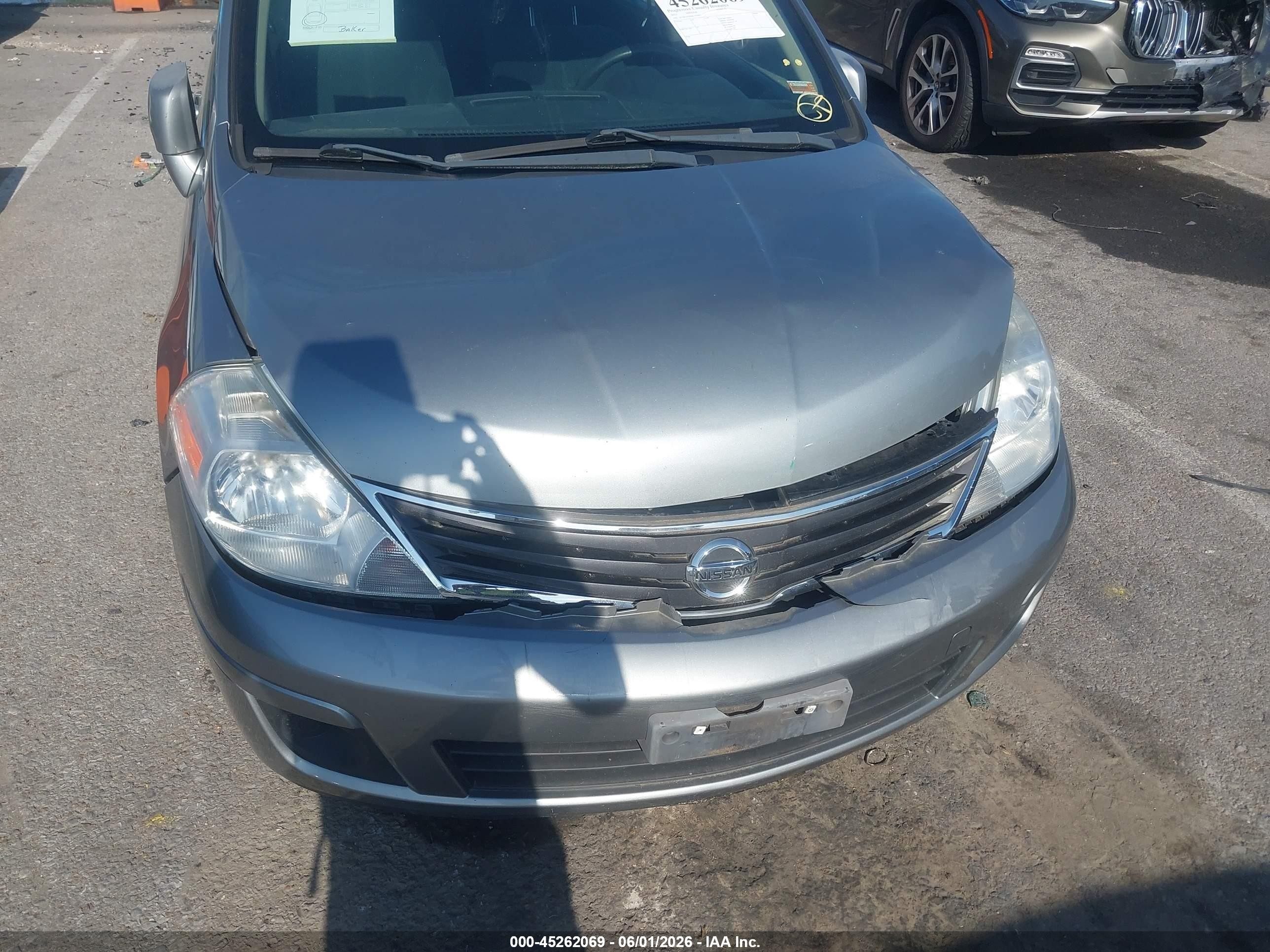 2011 Nissan Versa 1.8s Gray vin: 3N1BC1CPXBL507687