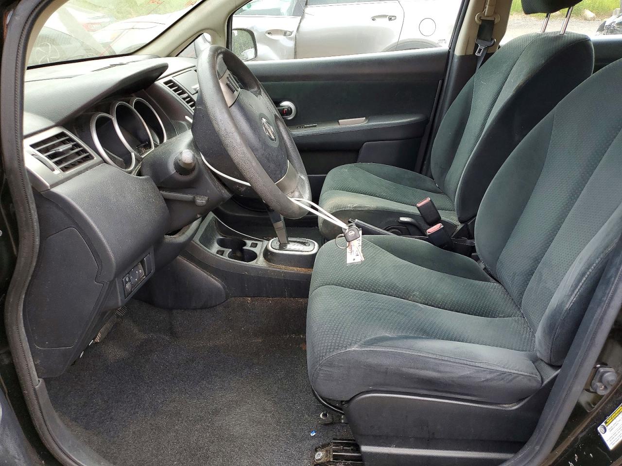 2011 Nissan Versa 1.8 S Black vin: 3N1BC1CPXBL515935