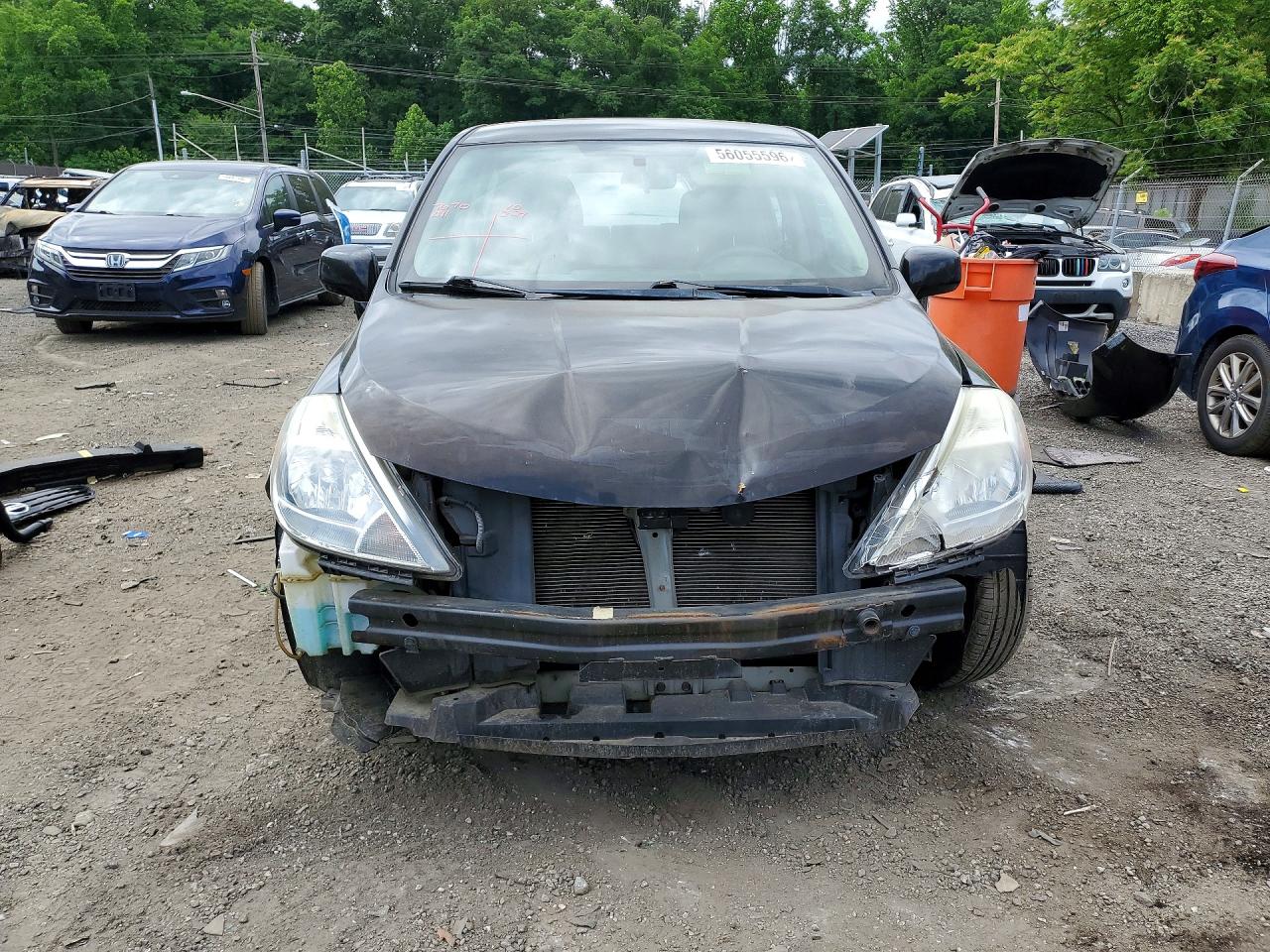 2011 Nissan Versa 1.8 S Black vin: 3N1BC1CPXBL515935