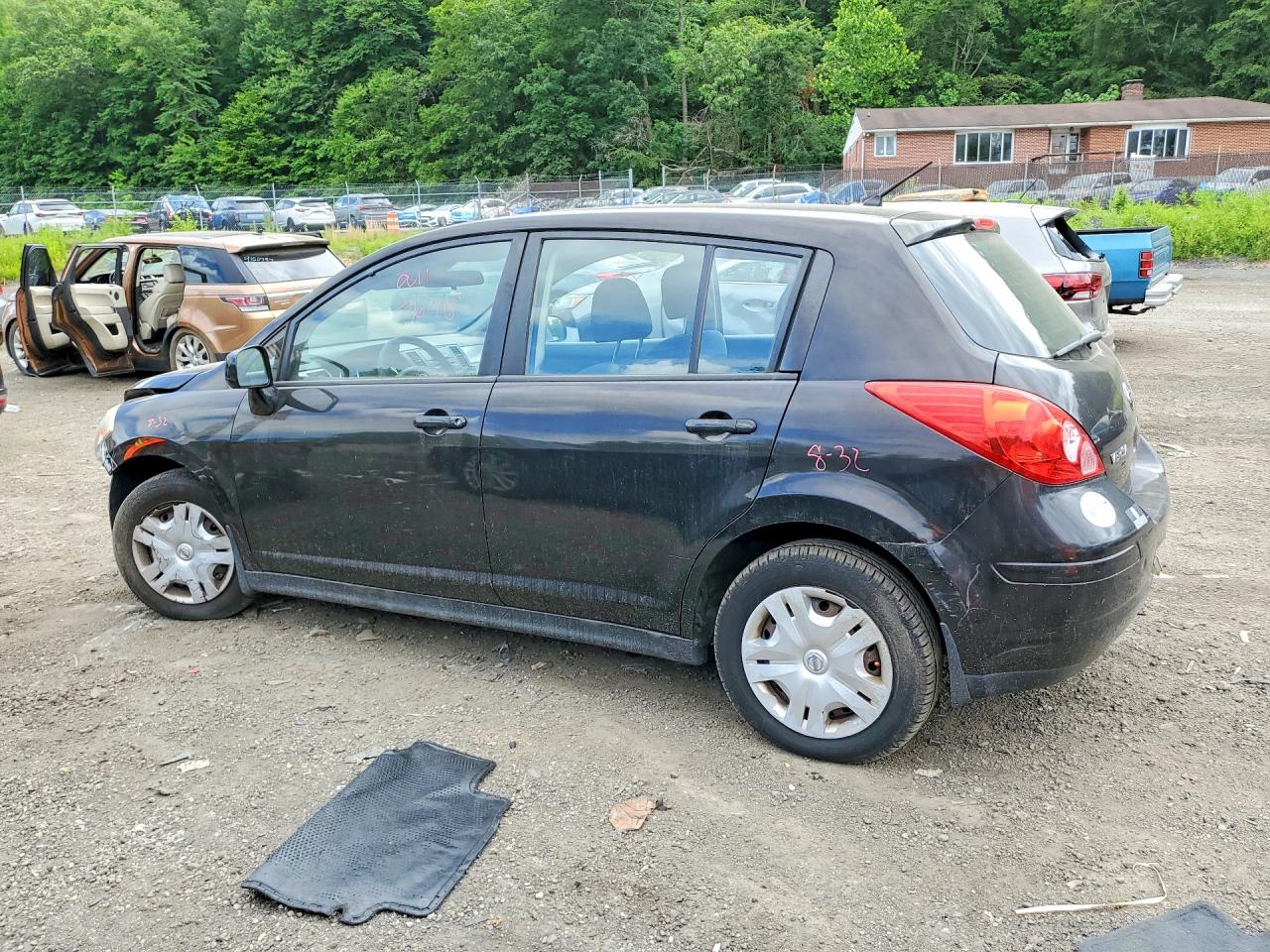 2011 Nissan Versa 1.8 S Black vin: 3N1BC1CPXBL515935