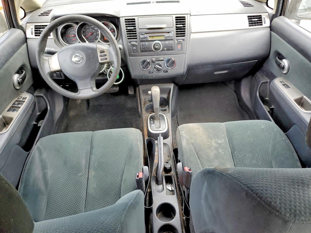 2011 Nissan Versa 1.8 S Black vin: 3N1BC1CPXBL515935