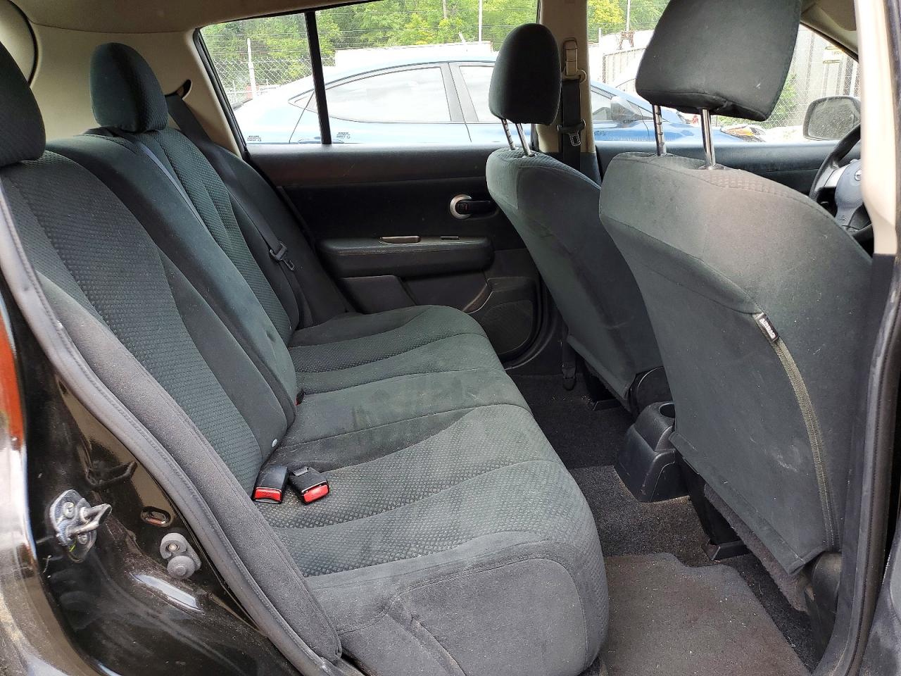 2011 Nissan Versa 1.8 S Black vin: 3N1BC1CPXBL515935