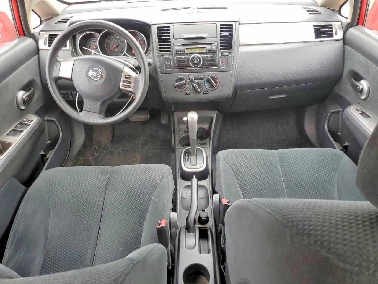2011 Nissan Versa 1.8 S Red vin: 3N1BC1CPXBL517250