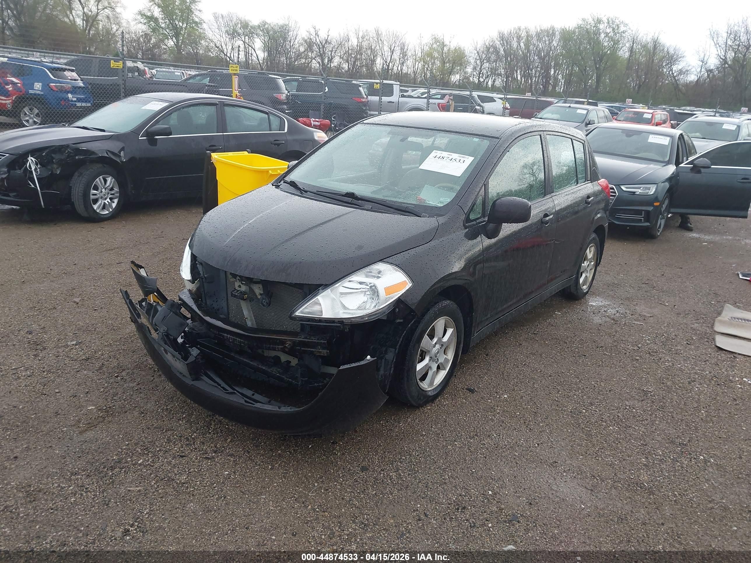 2012 Nissan Versa 1.8 S Черный vin: 3N1BC1CPXCK205856