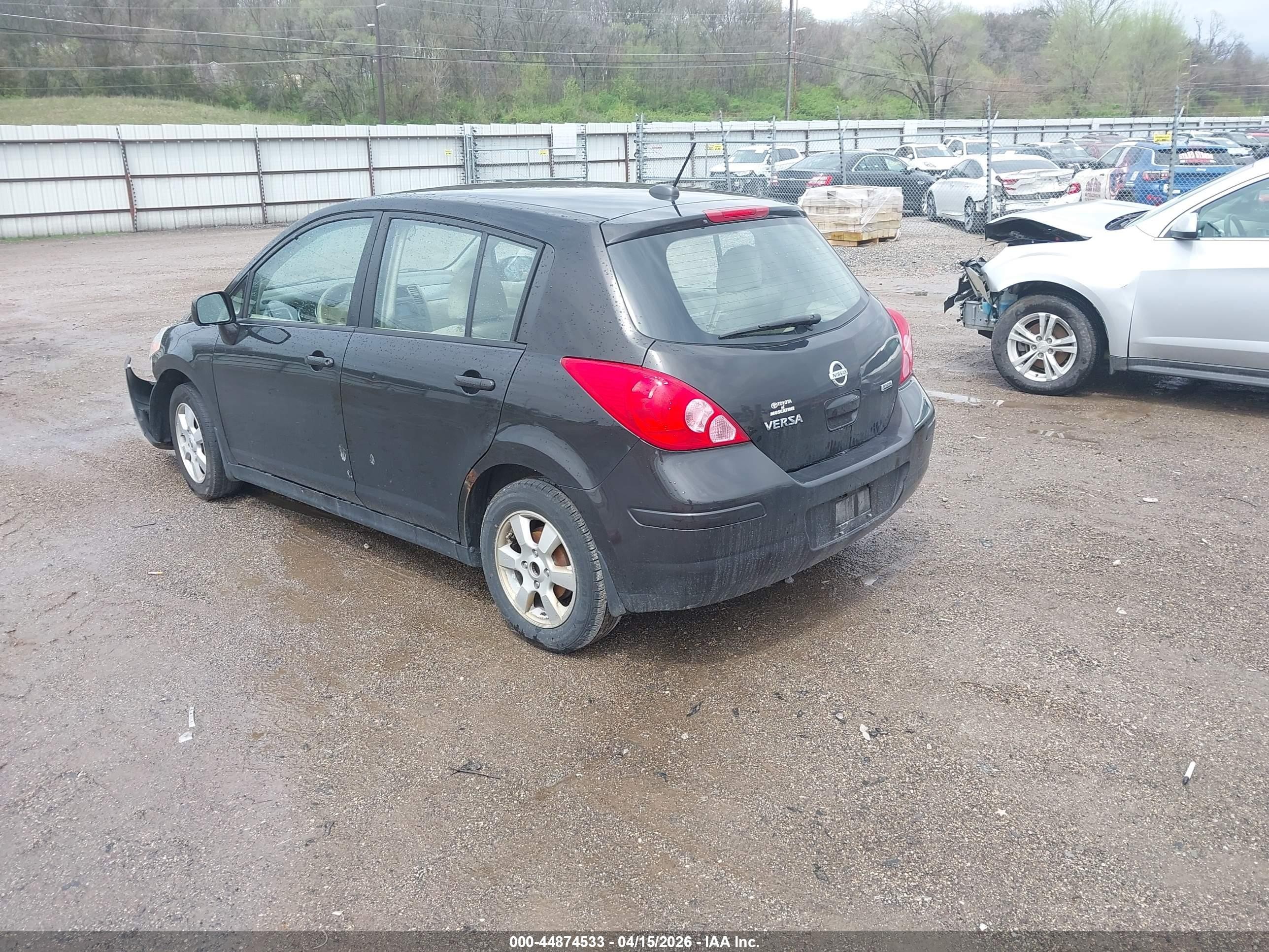 2012 Nissan Versa 1.8 S Черный vin: 3N1BC1CPXCK205856