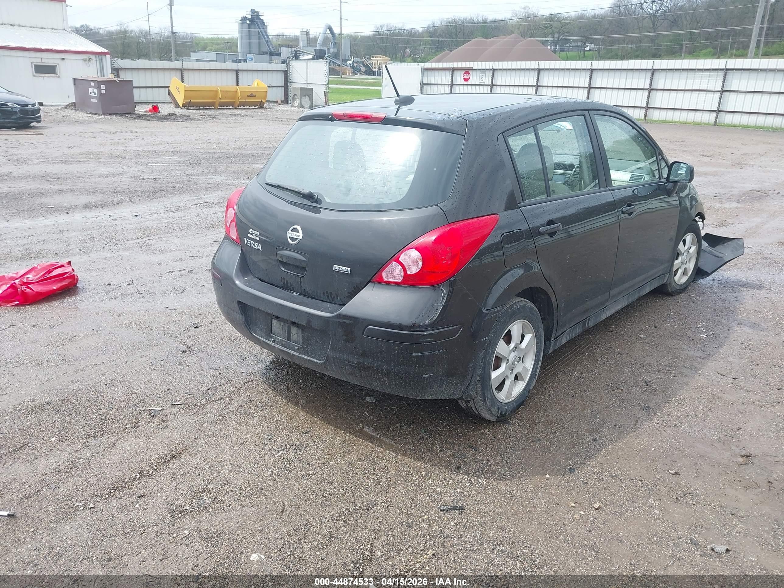 2012 Nissan Versa 1.8 S Черный vin: 3N1BC1CPXCK205856
