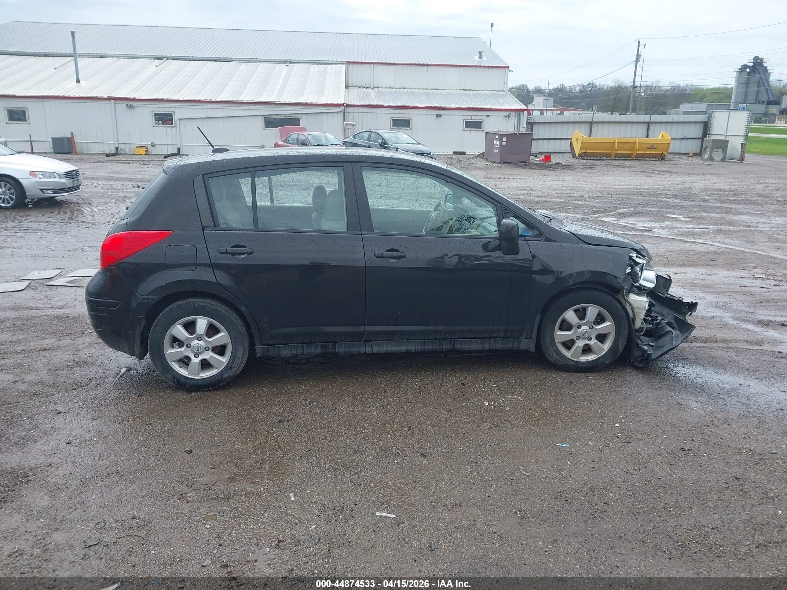 2012 Nissan Versa 1.8 S Черный vin: 3N1BC1CPXCK205856