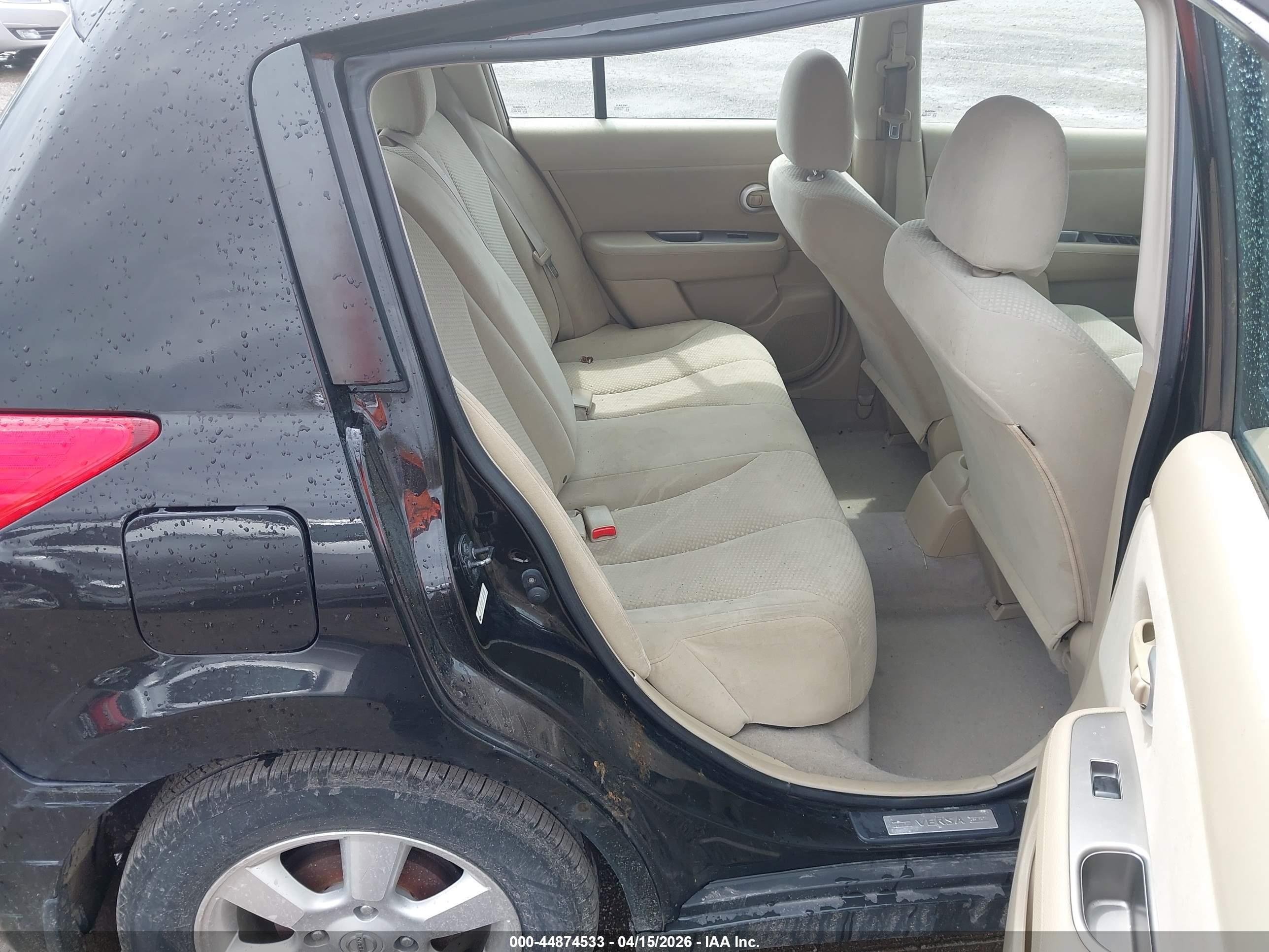 2012 Nissan Versa 1.8 S Черный vin: 3N1BC1CPXCK205856