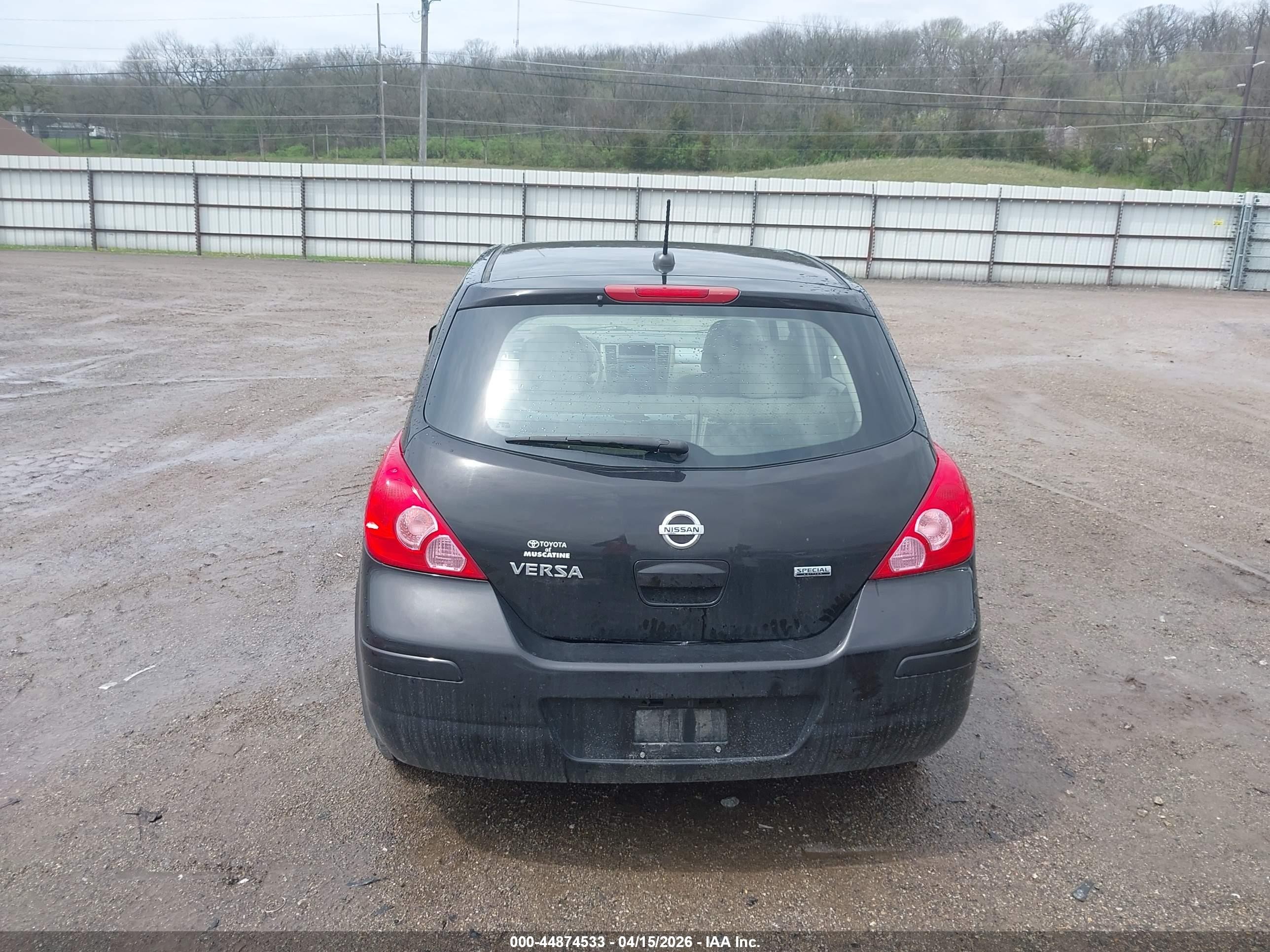 2012 Nissan Versa 1.8 S Черный vin: 3N1BC1CPXCK205856