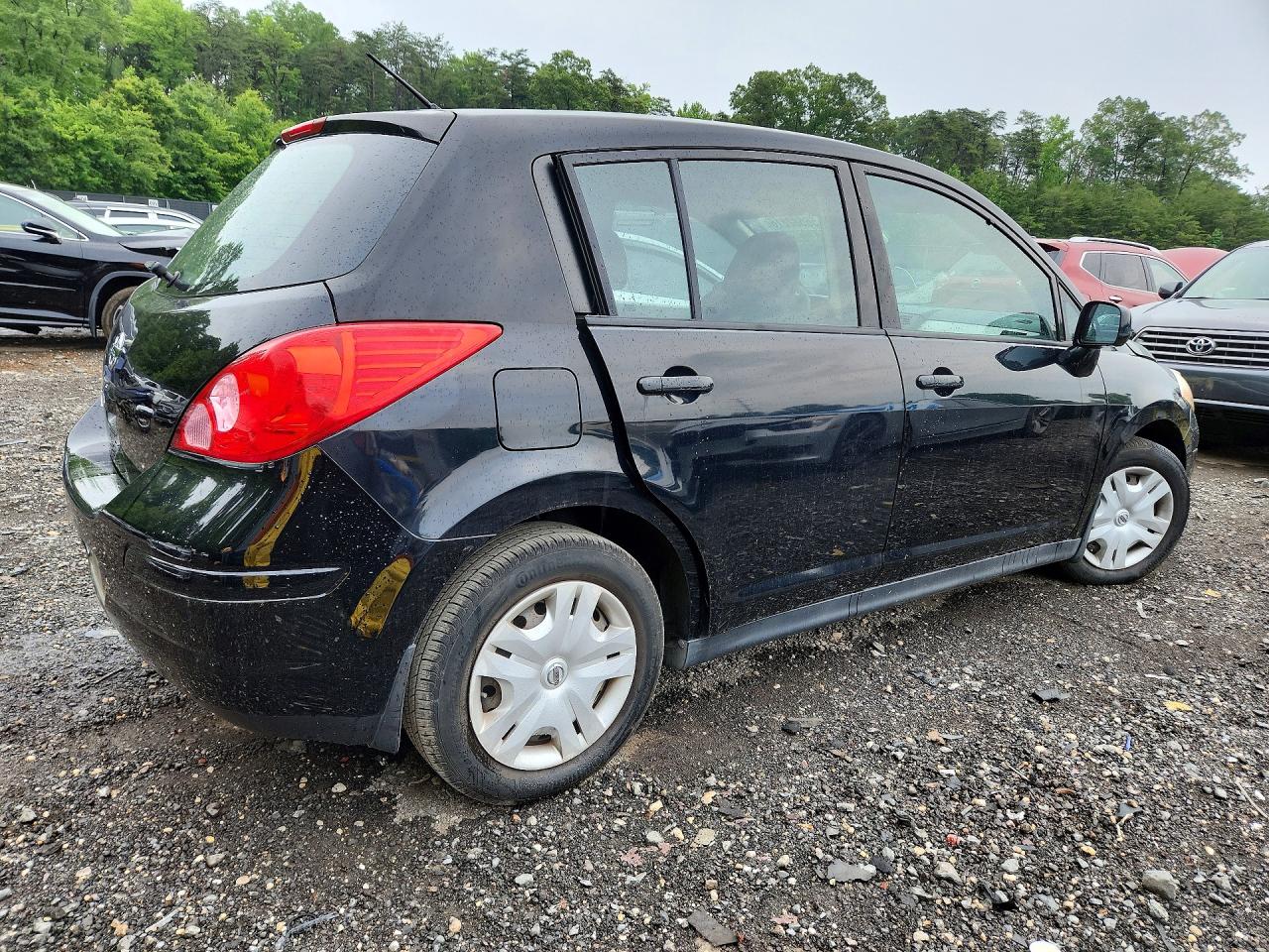 2012 Nissan Versa 1.8 S Black vin: 3N1BC1CPXCK231826