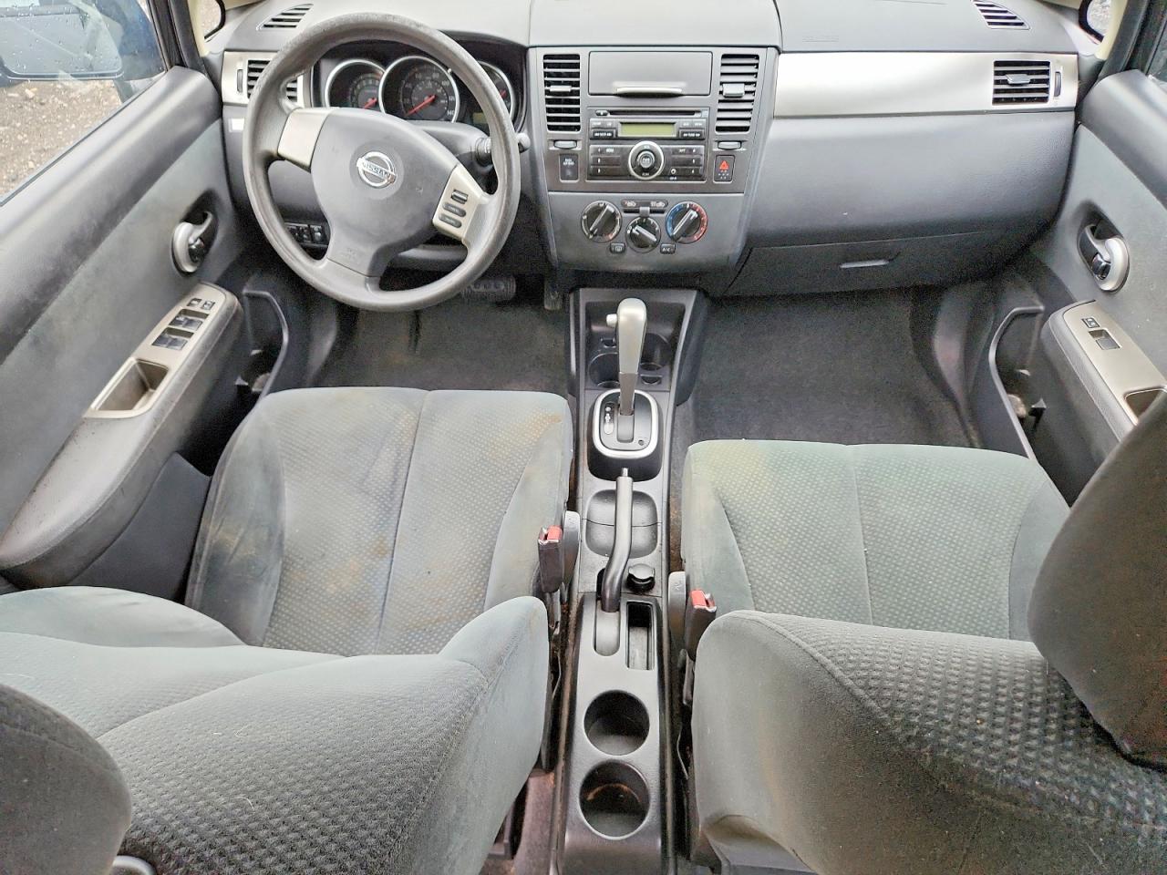 2012 Nissan Versa 1.8 S Black vin: 3N1BC1CPXCK231826
