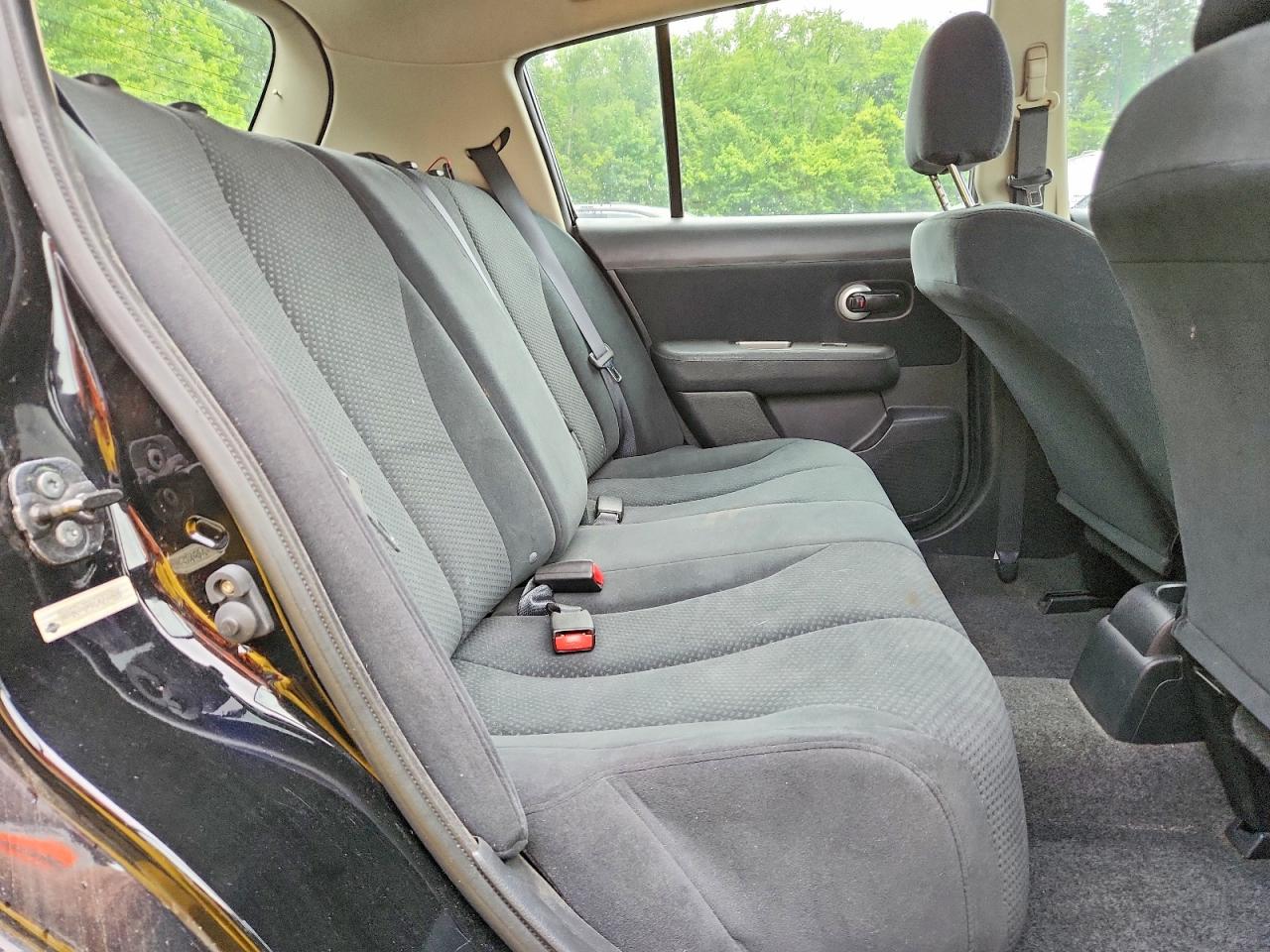 2012 Nissan Versa 1.8 S Black vin: 3N1BC1CPXCK231826