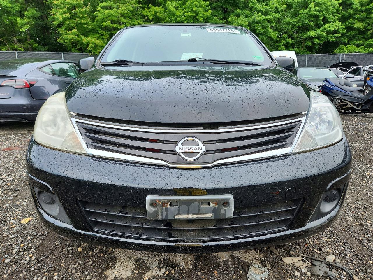 2012 Nissan Versa 1.8 S Black vin: 3N1BC1CPXCK231826