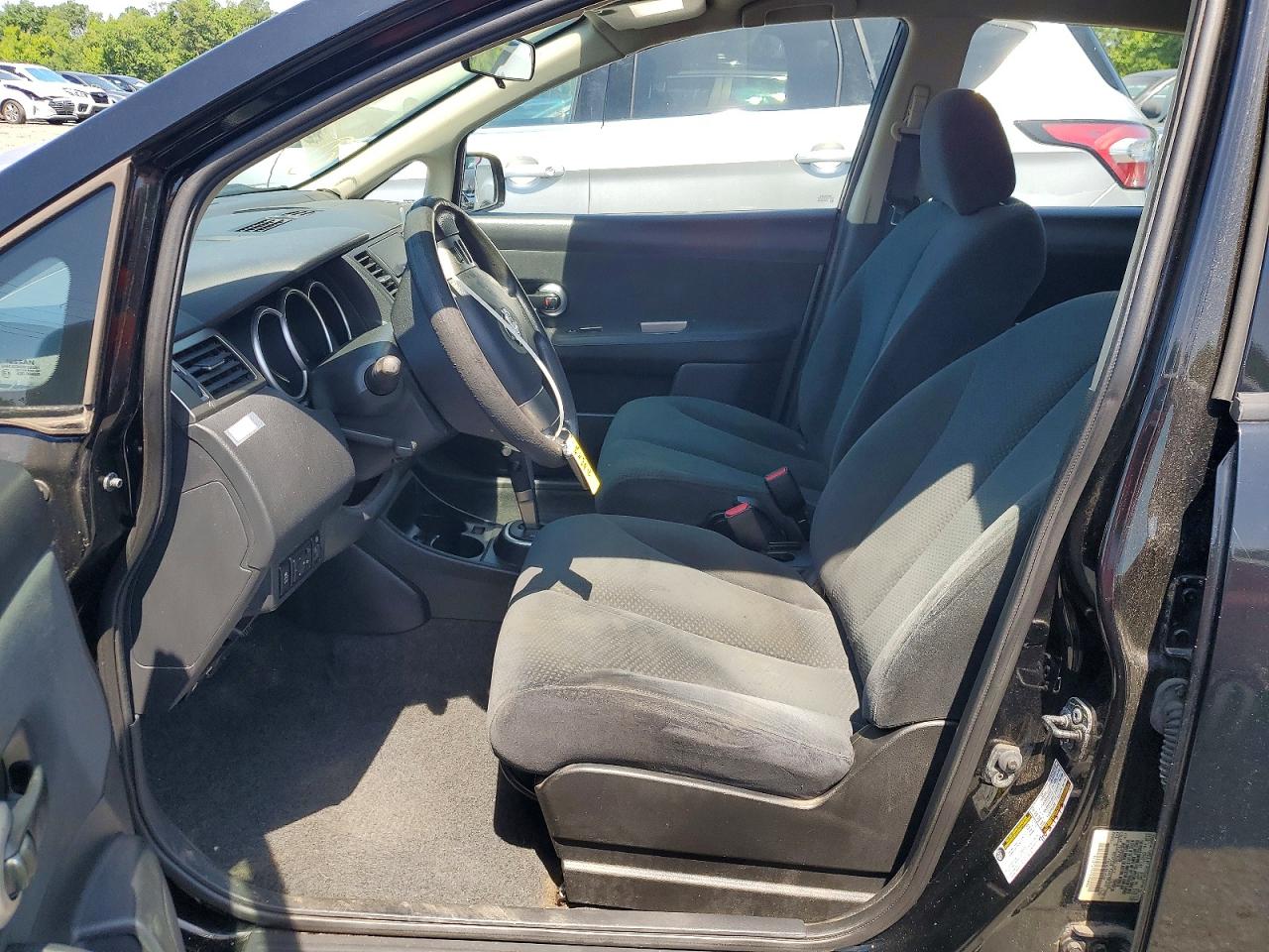 2012 Nissan Versa 1.8 S Black vin: 3N1BC1CPXCK231826