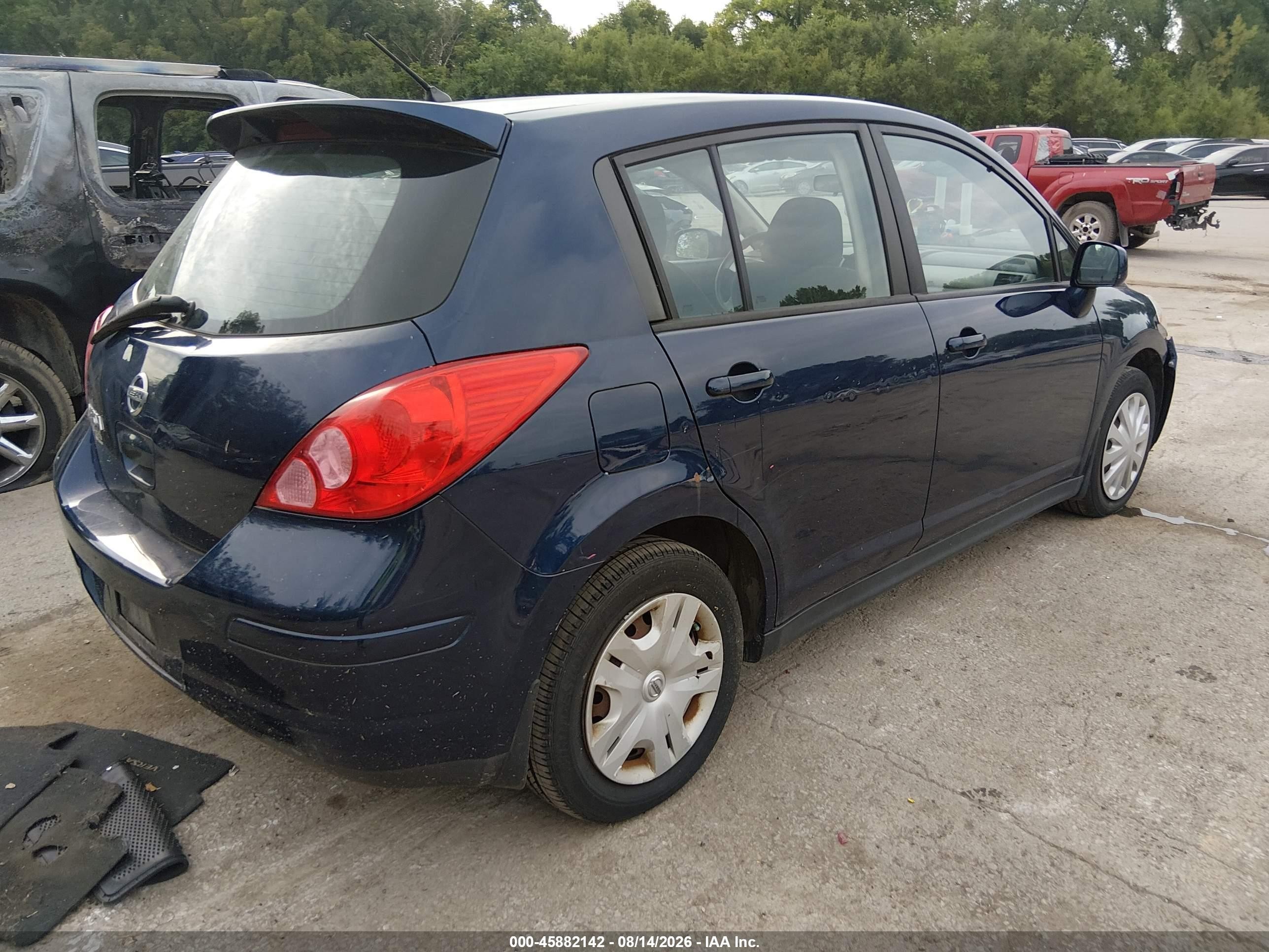 2012 Nissan Versa 1.8 S Dark Blue vin: 3N1BC1CPXCK269430