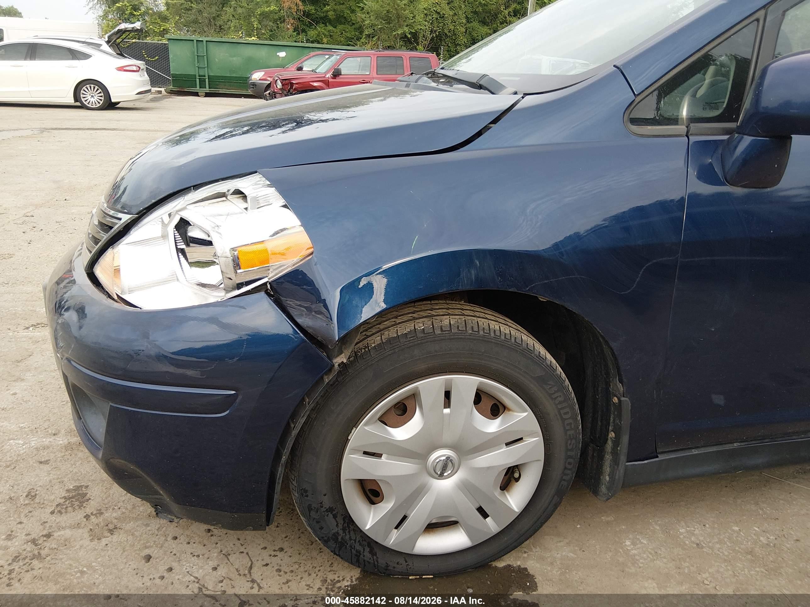 2012 Nissan Versa 1.8 S Dark Blue vin: 3N1BC1CPXCK269430