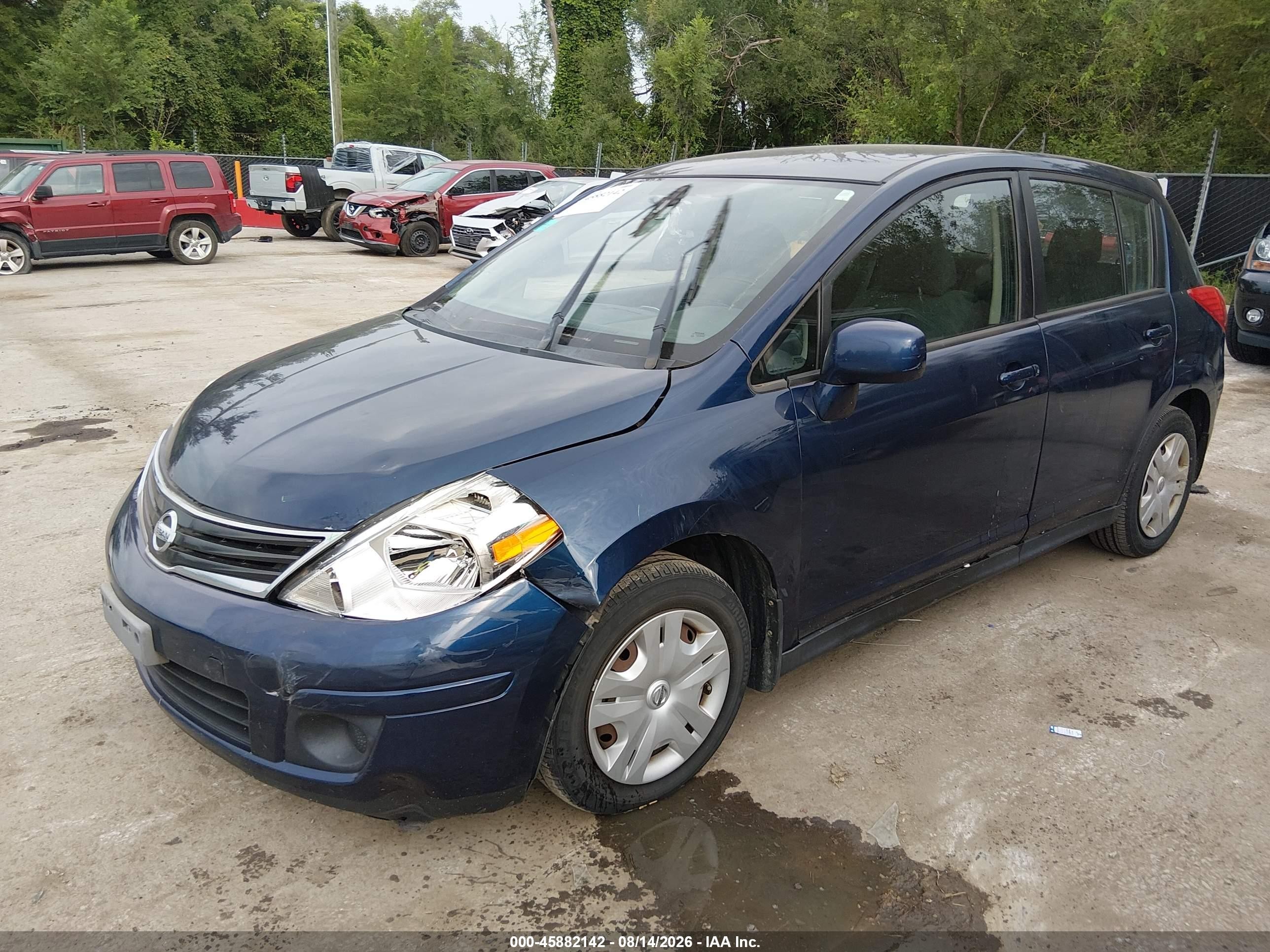 2012 Nissan Versa 1.8 S Dark Blue vin: 3N1BC1CPXCK269430