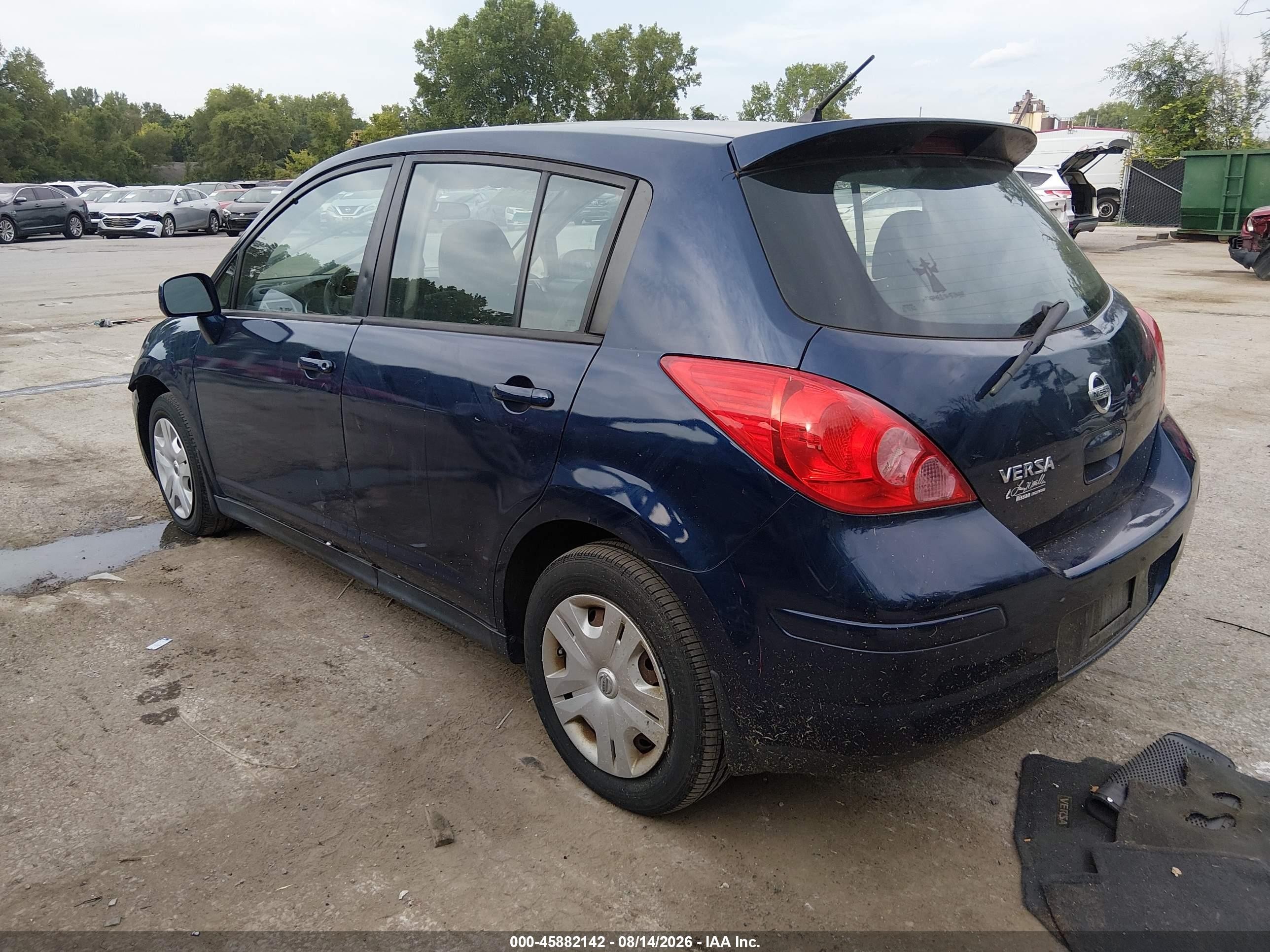 2012 Nissan Versa 1.8 S Dark Blue vin: 3N1BC1CPXCK269430
