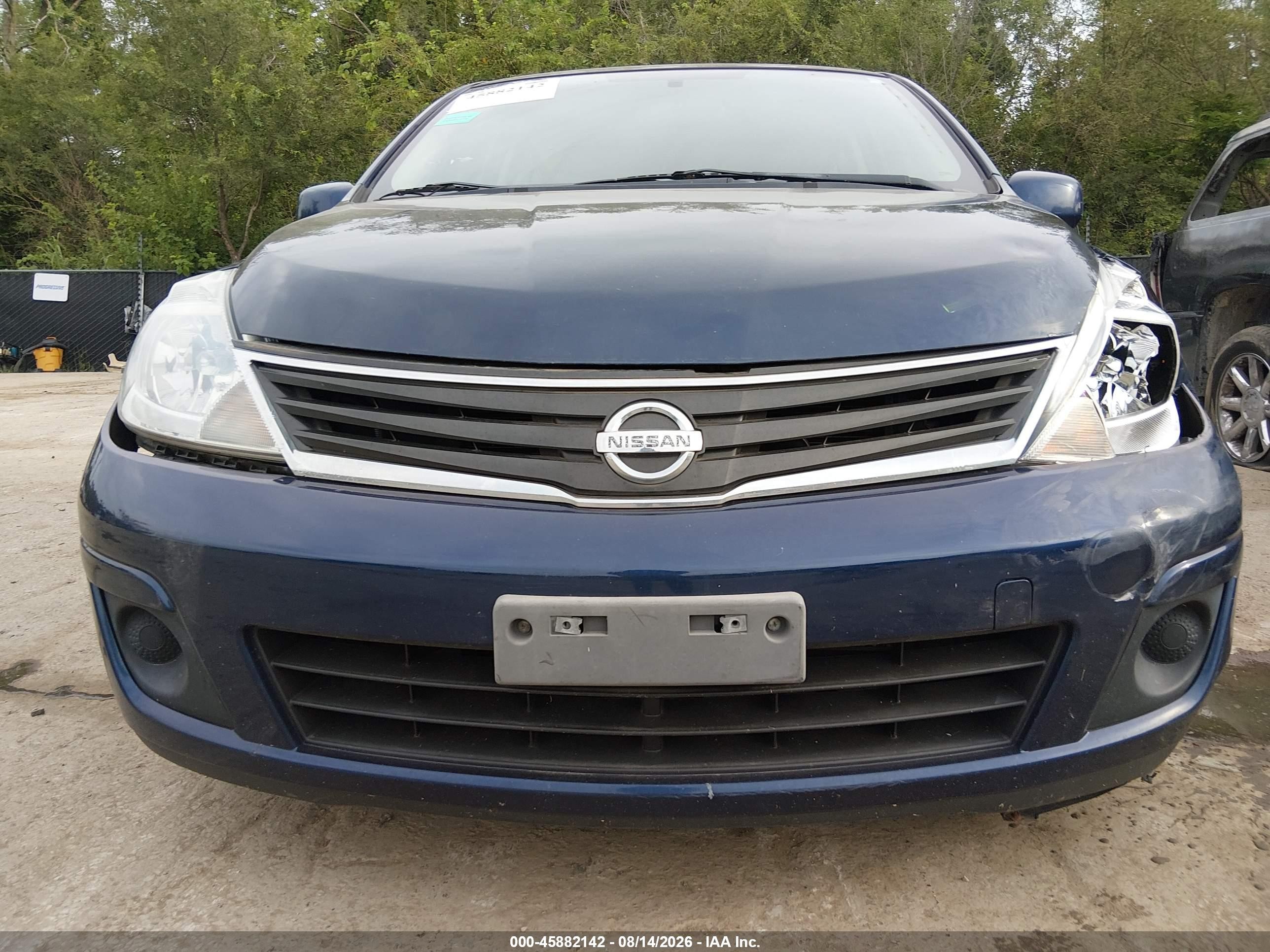 2012 Nissan Versa 1.8 S Dark Blue vin: 3N1BC1CPXCK269430