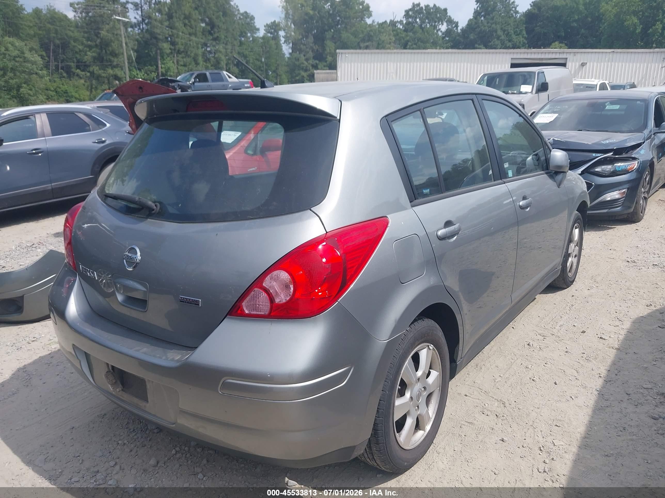 2012 Nissan Versa 1.8 S Gray vin: 3N1BC1CPXCK278659
