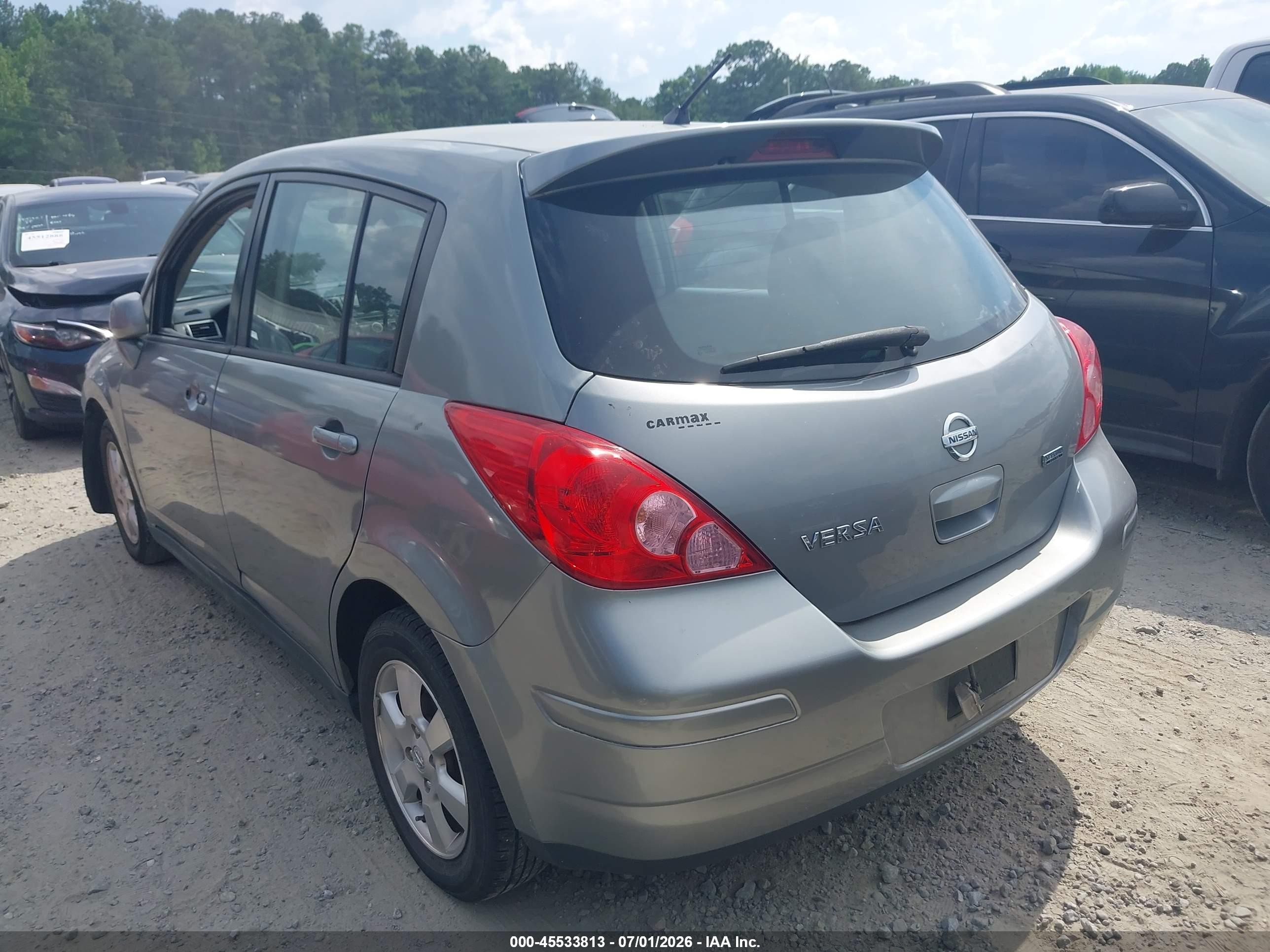 2012 Nissan Versa 1.8 S Gray vin: 3N1BC1CPXCK278659