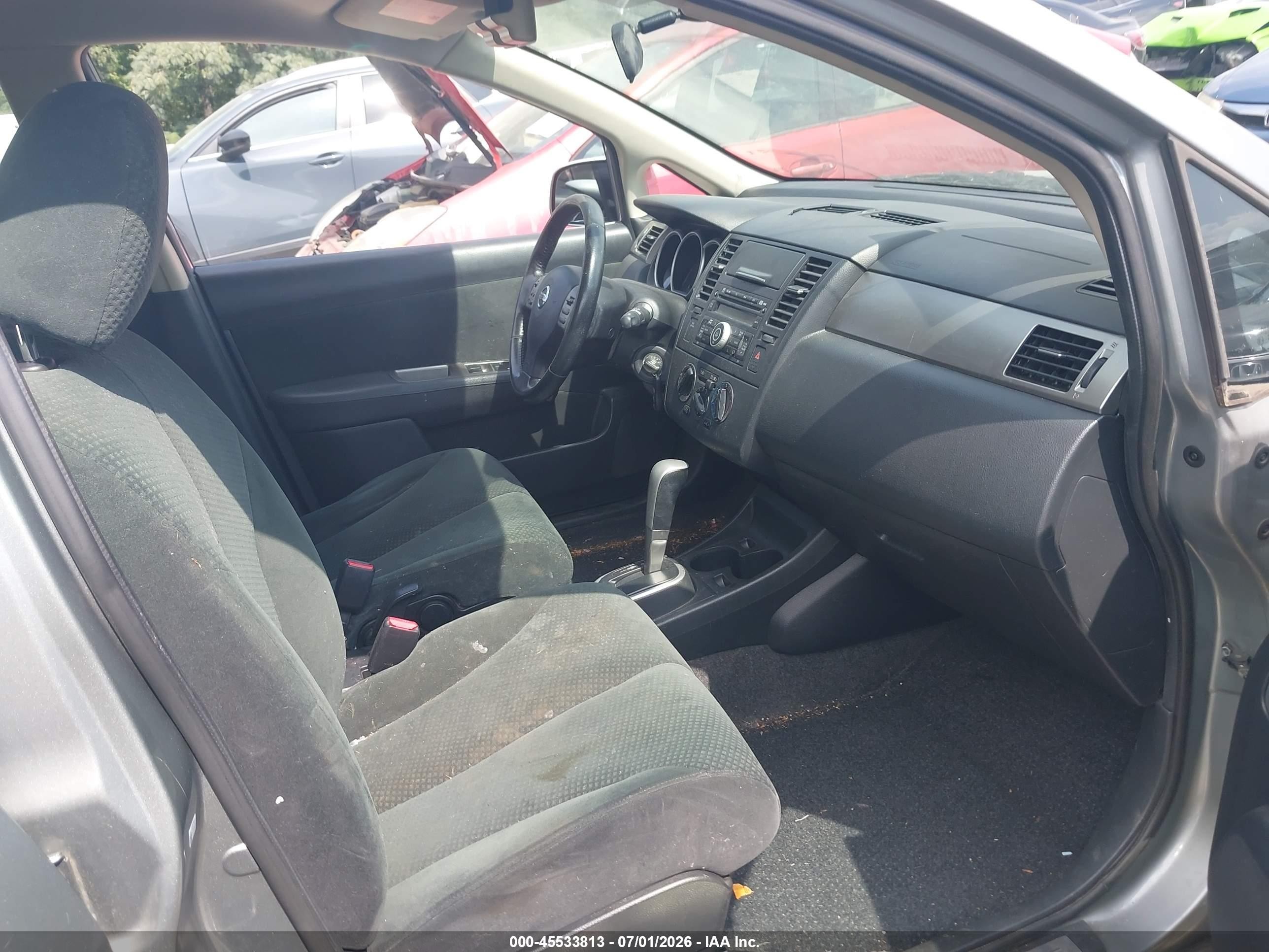 2012 Nissan Versa 1.8 S Gray vin: 3N1BC1CPXCK278659