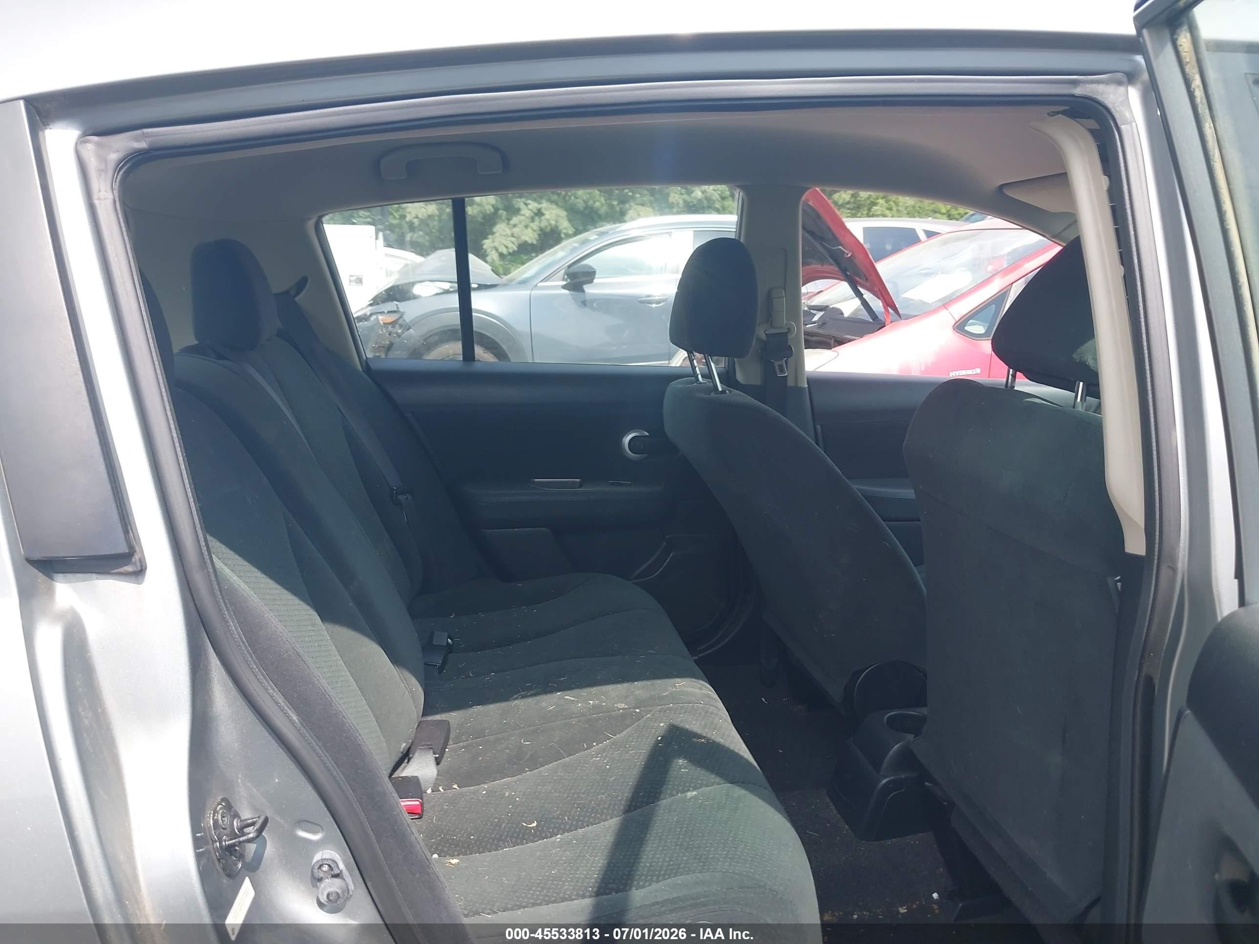 2012 Nissan Versa 1.8 S Gray vin: 3N1BC1CPXCK278659