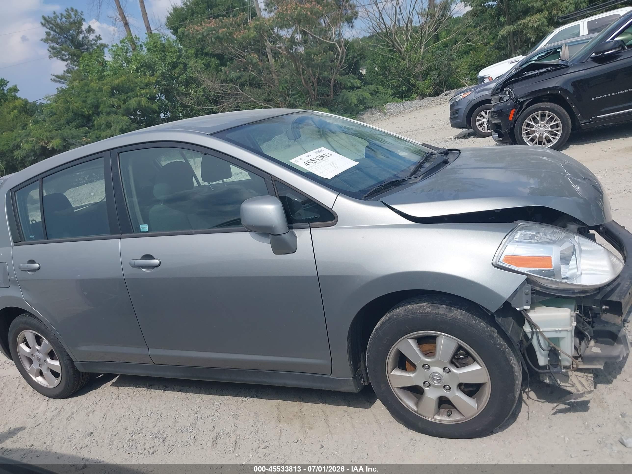 2012 Nissan Versa 1.8 S Gray vin: 3N1BC1CPXCK278659