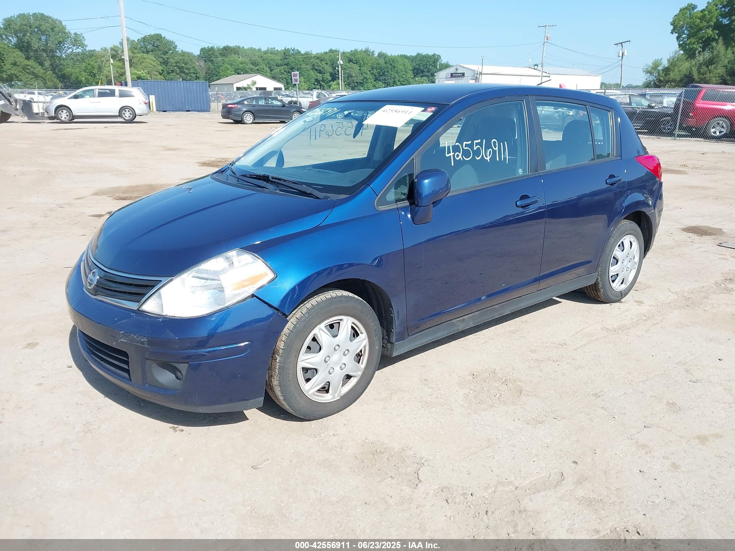 2012 Nissan Versa 1.8 S Blue vin: 3N1BC1CPXCK296126