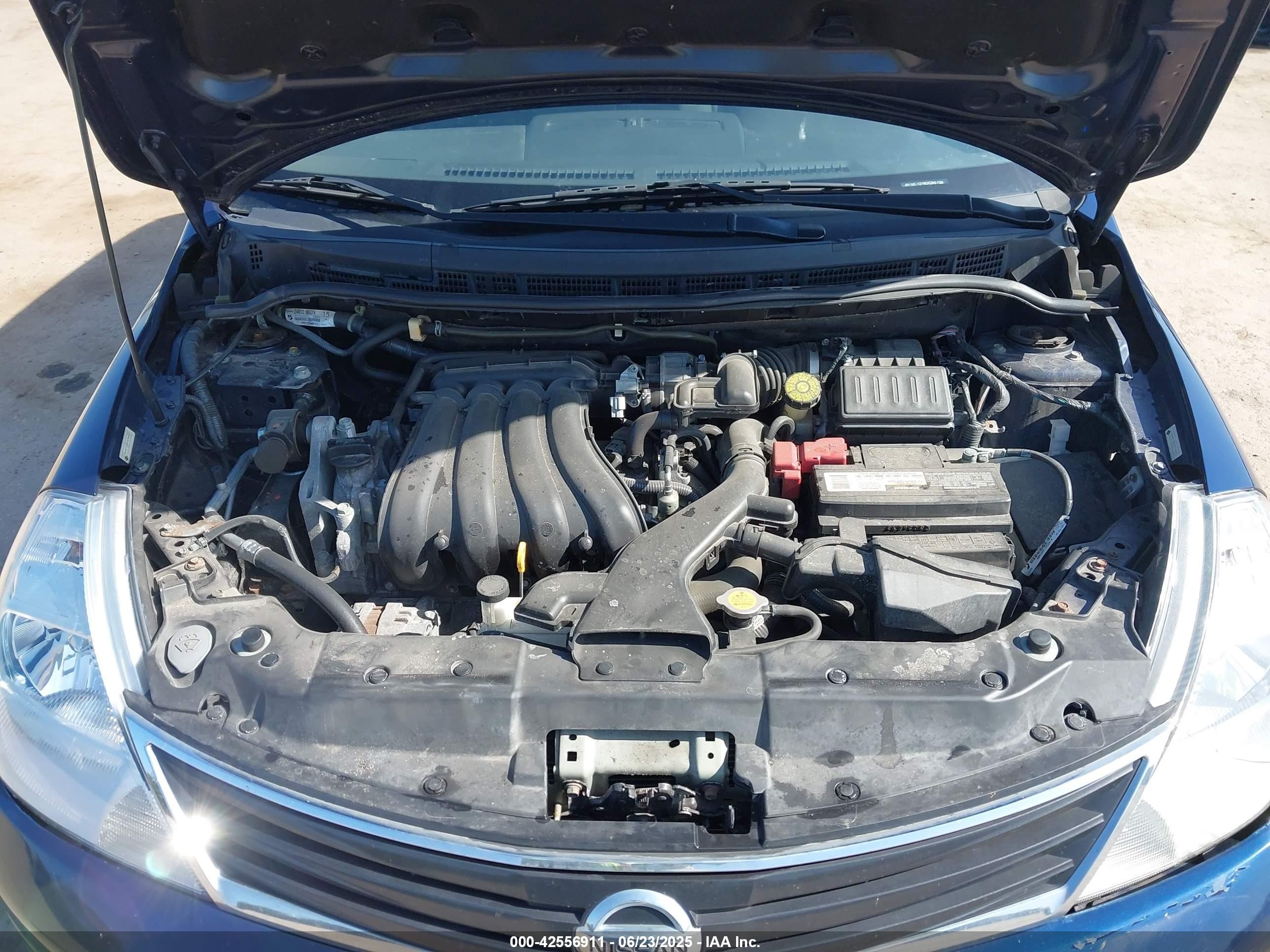 2012 Nissan Versa 1.8 S Blue vin: 3N1BC1CPXCK296126