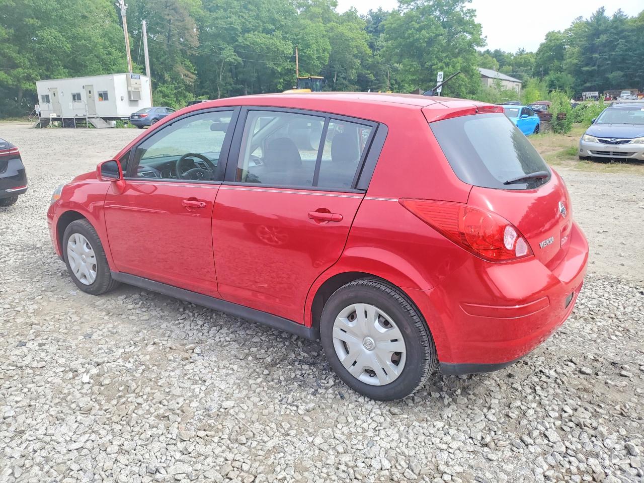 2012 Nissan Versa 1.8 S Red vin: 3N1BC1CPXCK801565