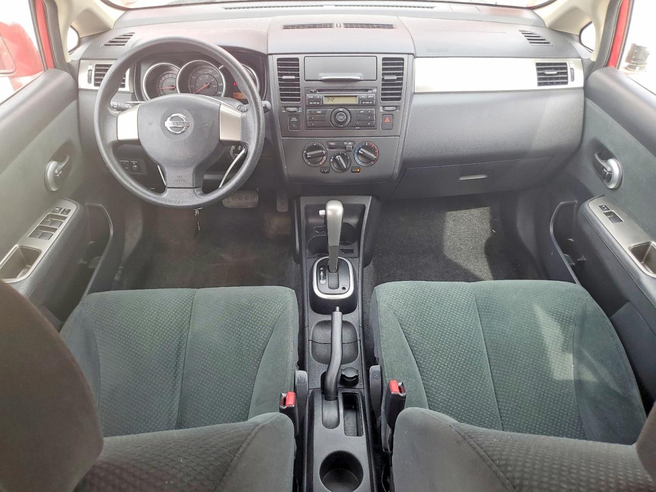 2012 Nissan Versa 1.8 S Red vin: 3N1BC1CPXCK801565