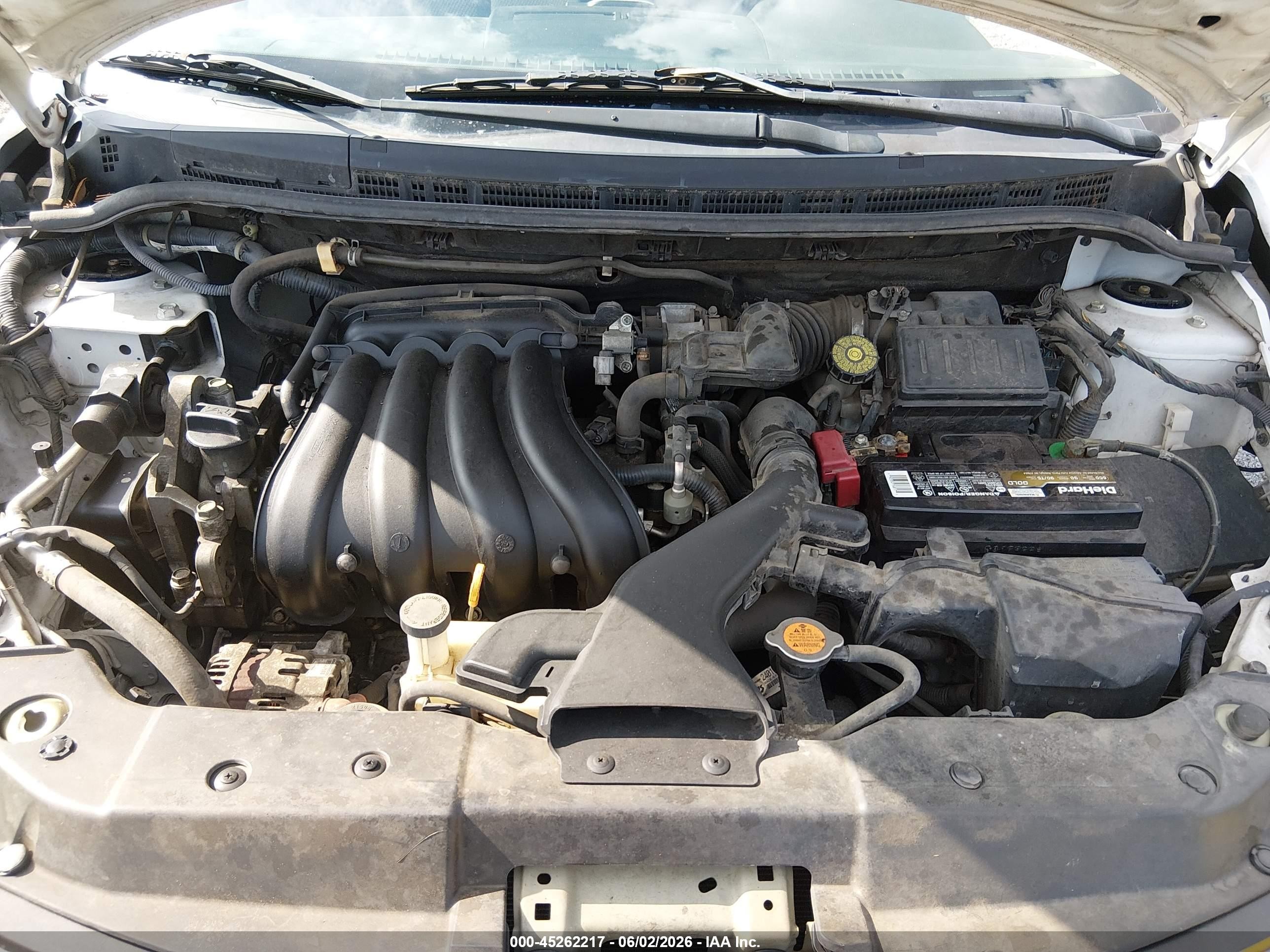 2012 Nissan Versa 1.8 S Белый vin: 3N1BC1CPXCK811416