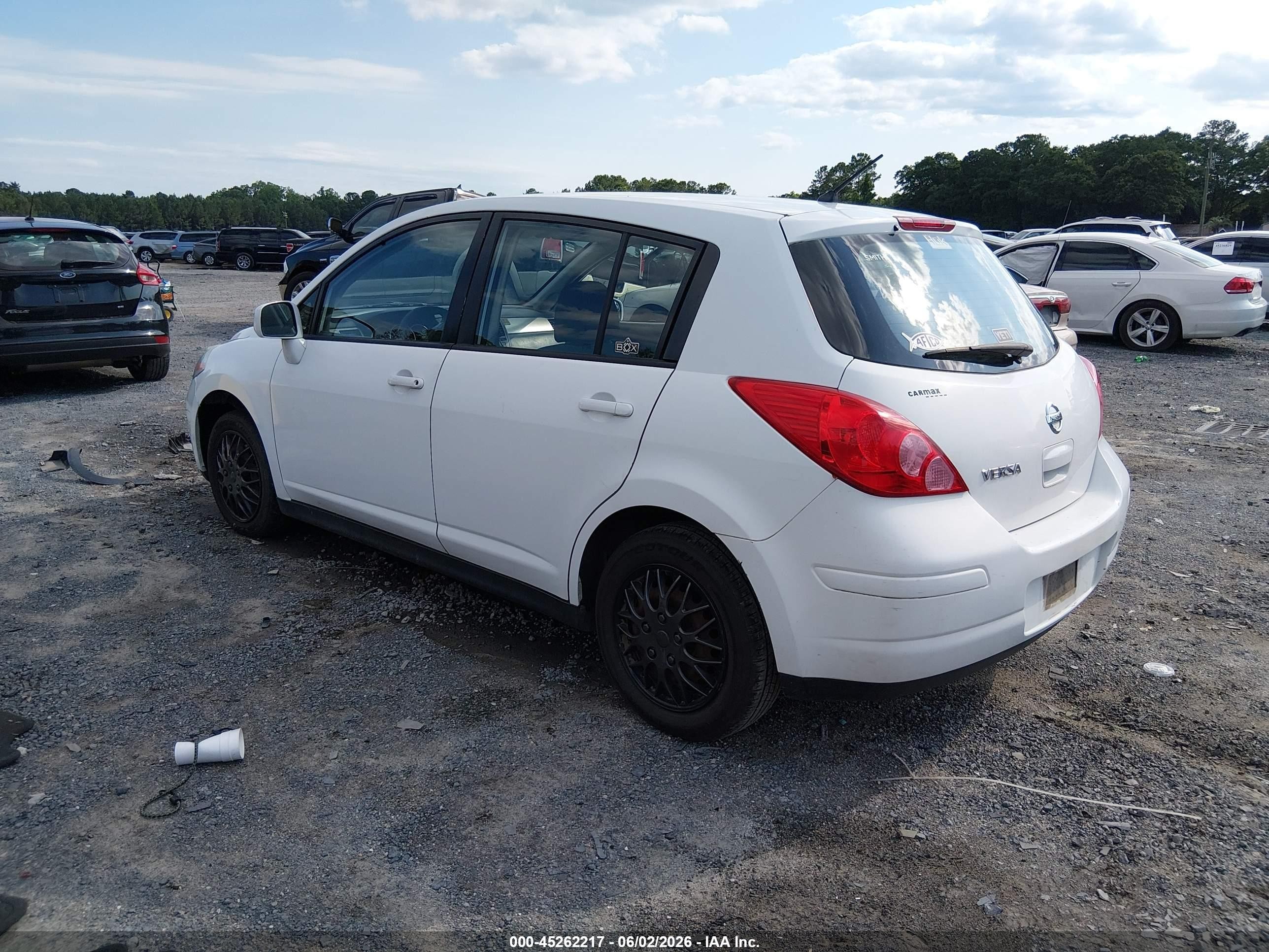 2012 Nissan Versa 1.8 S Белый vin: 3N1BC1CPXCK811416