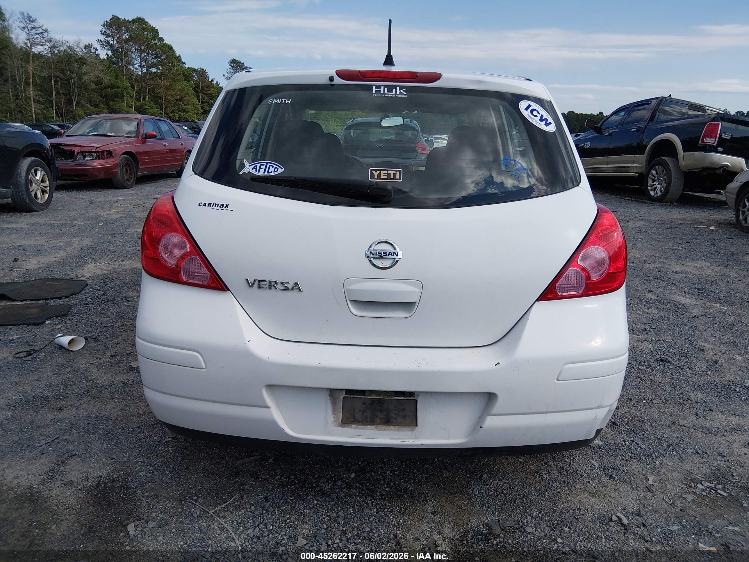 2012 Nissan Versa 1.8 S Белый vin: 3N1BC1CPXCK811416