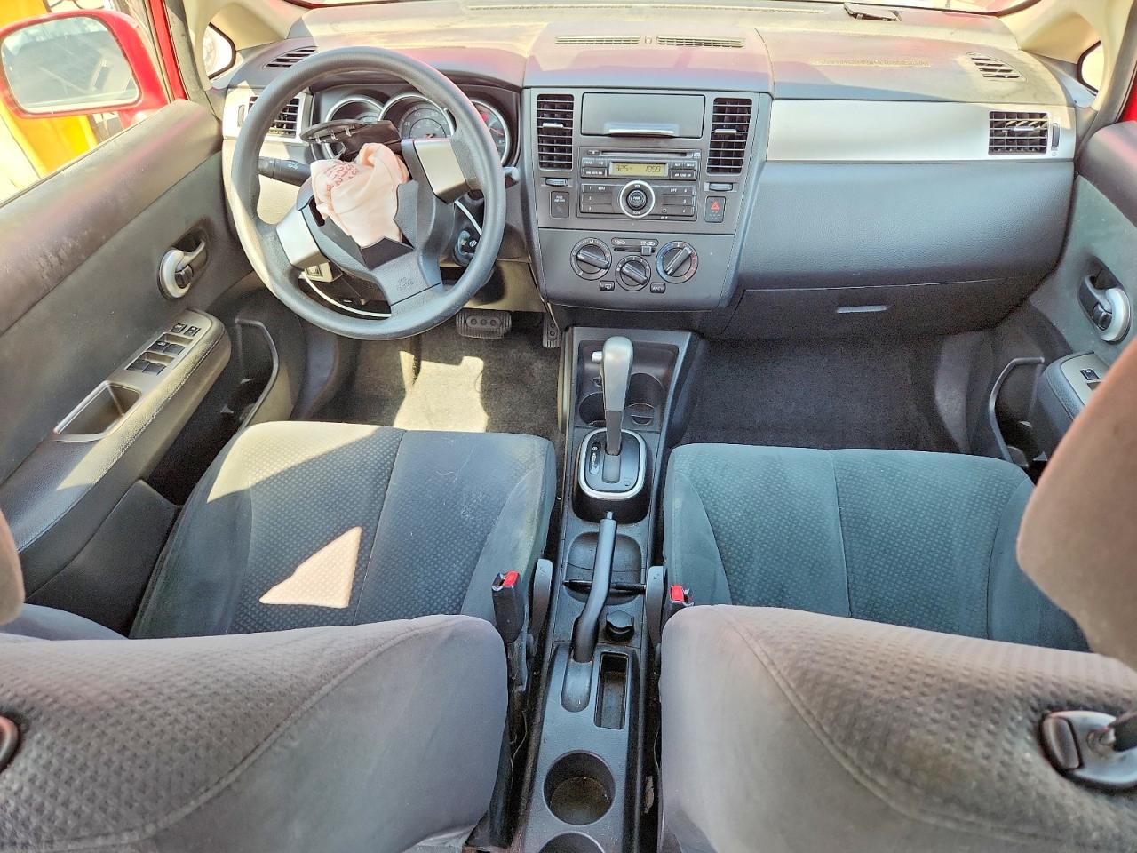 2012 Nissan Versa 1.8 S Red vin: 3N1BC1CPXCK814218