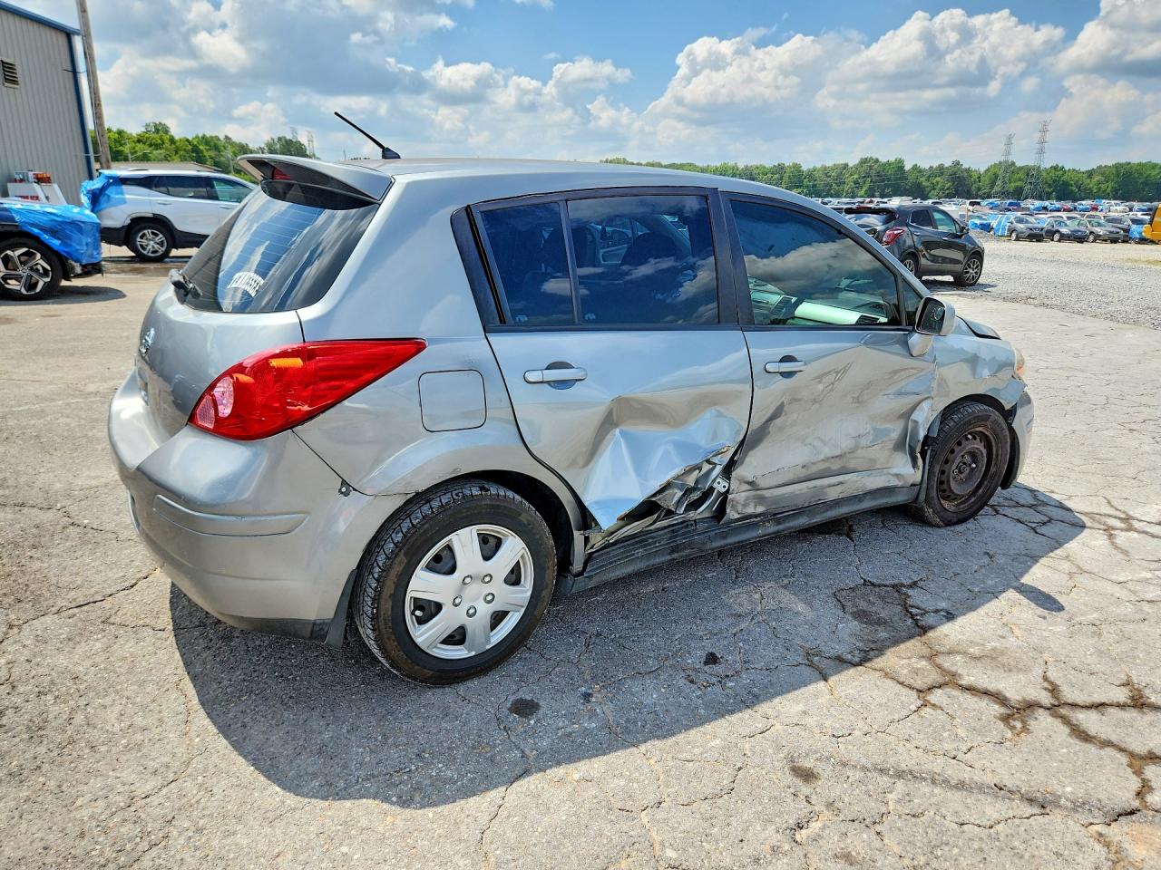 2012 Nissan Versa 1.8 S Gray vin: 3N1BC1CPXCL361406