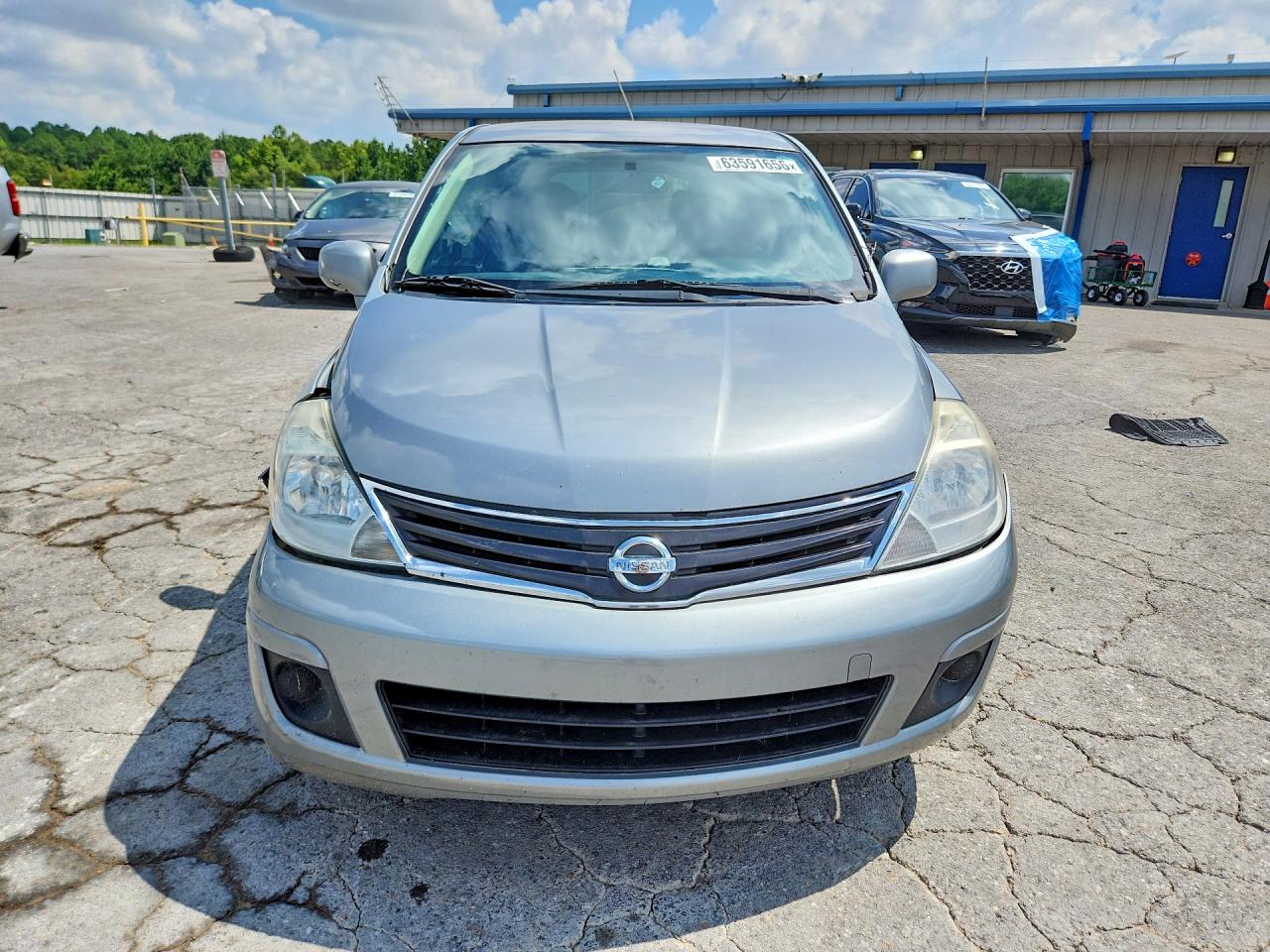 2012 Nissan Versa 1.8 S Gray vin: 3N1BC1CPXCL361406