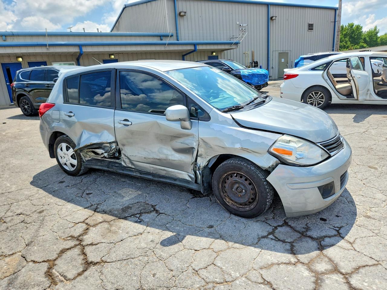 2012 Nissan Versa 1.8 S Gray vin: 3N1BC1CPXCL361406