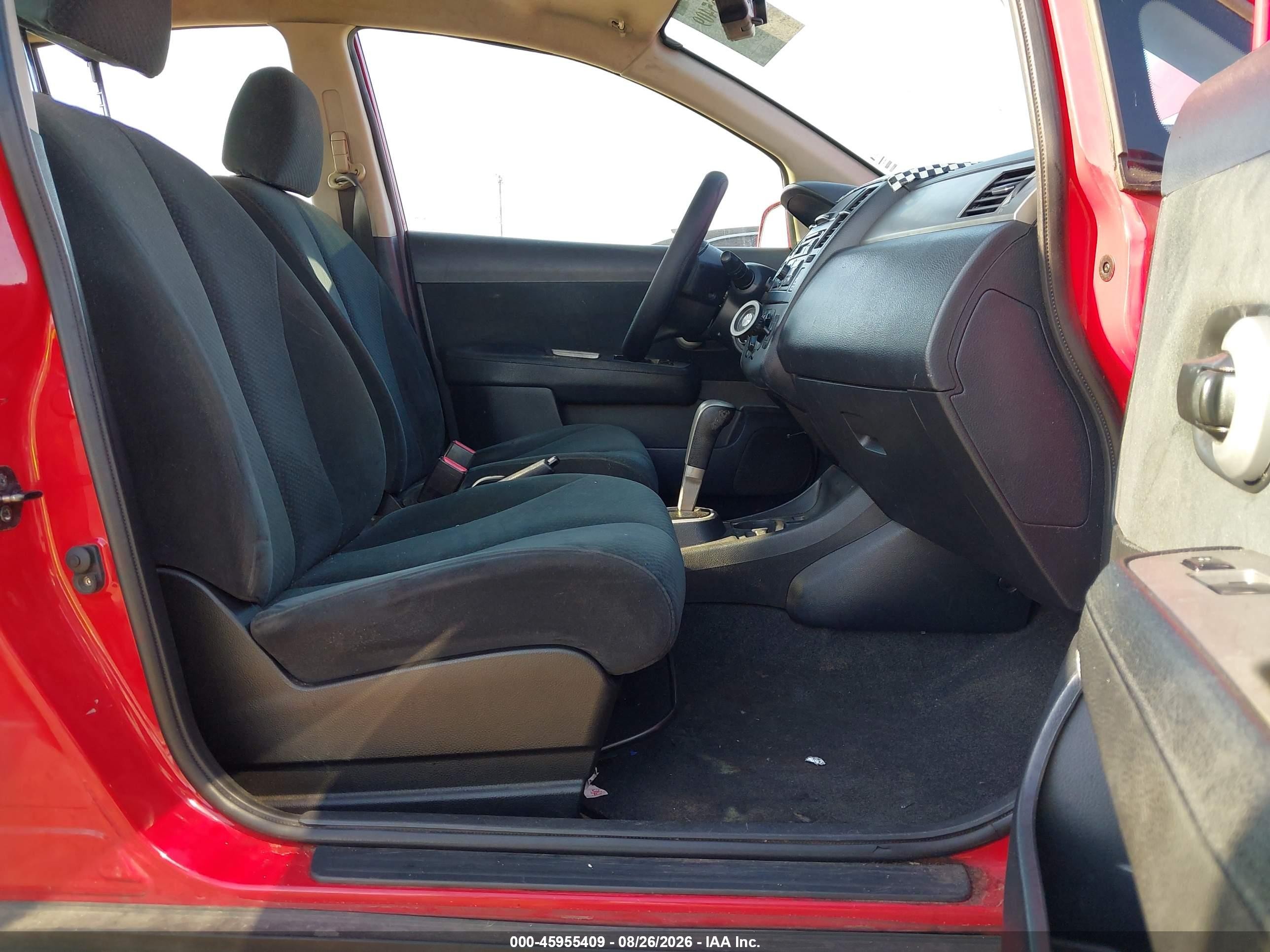 2012 Nissan Versa 1.8 S Red vin: 3N1BC1CPXCL371191