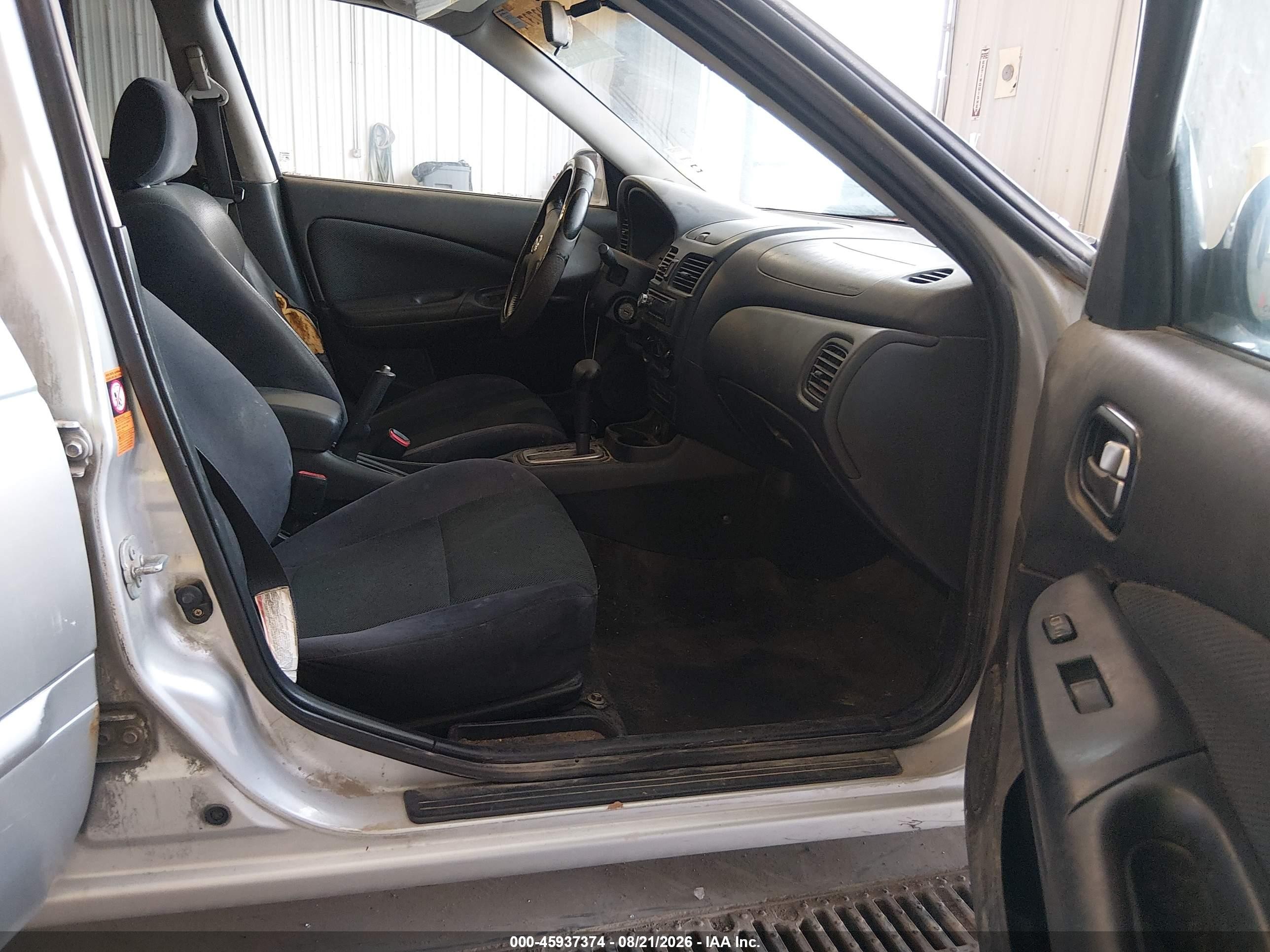 2005 Nissan Sentra 1.8s Silver vin: 3N1CB51A05L458159