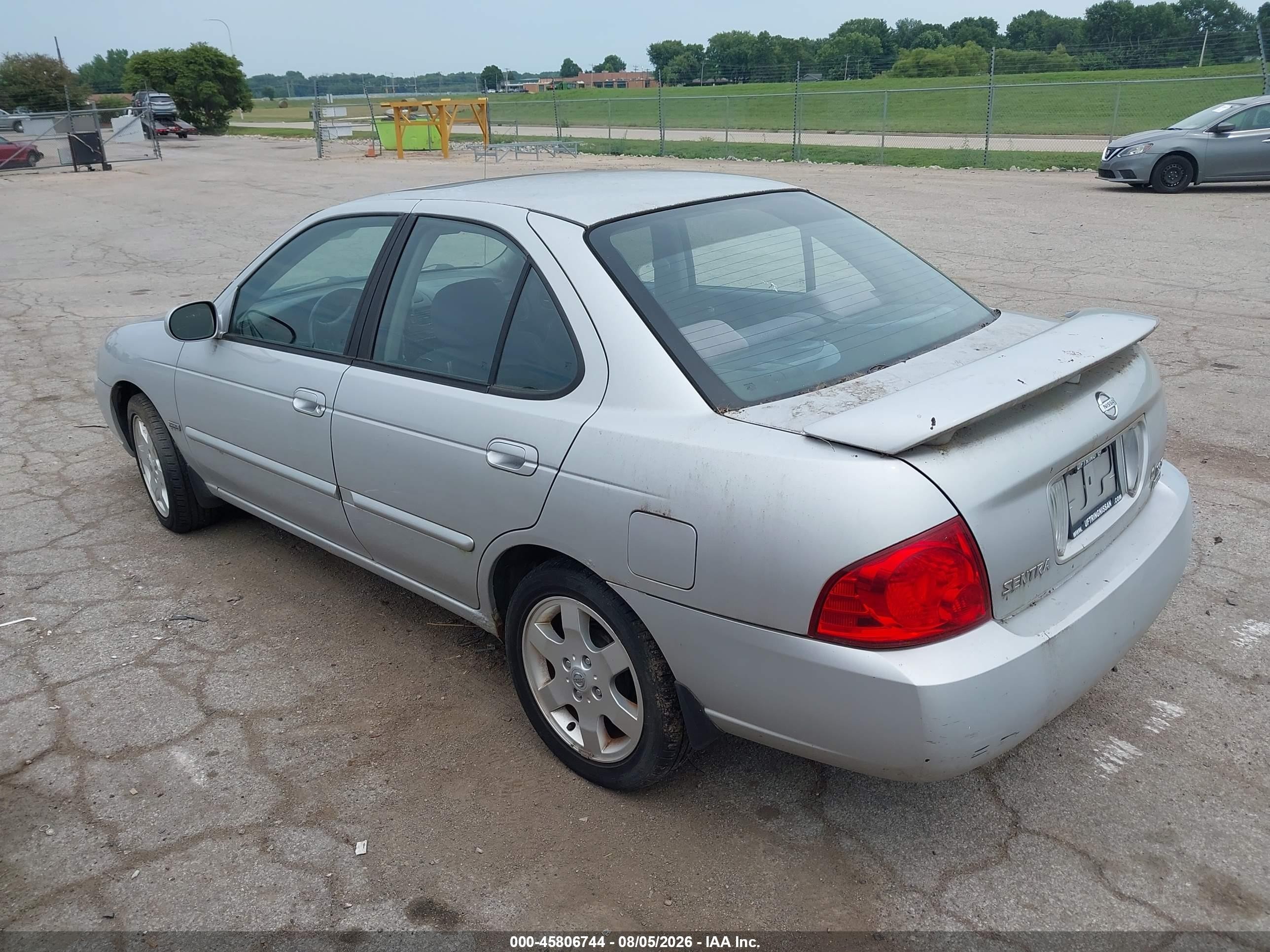 2006 Nissan Sentra 1.8s Silver vin: 3N1CB51A46L493403