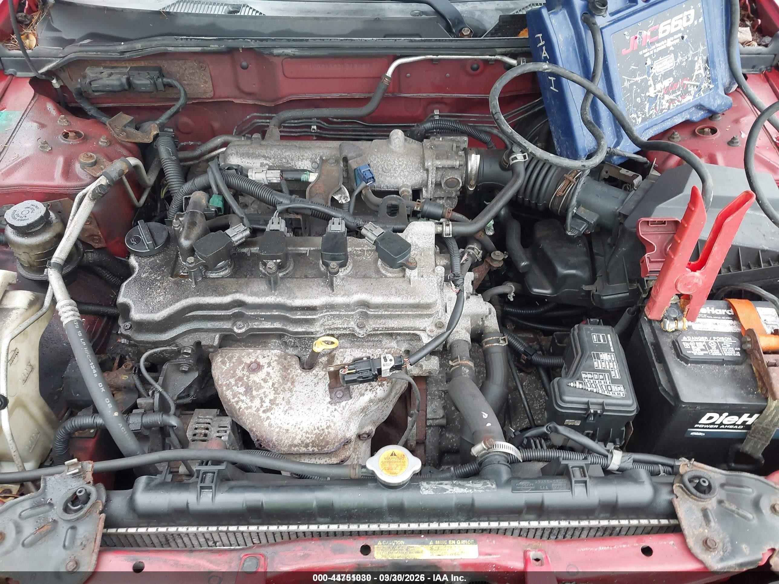 2005 Nissan Sentra 1.8s Red vin: 3N1CB51A65L515867