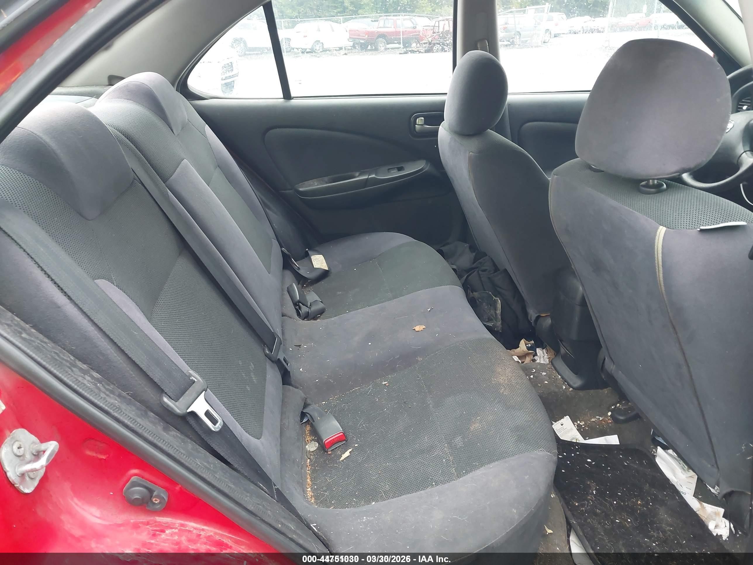 2005 Nissan Sentra 1.8s Red vin: 3N1CB51A65L515867